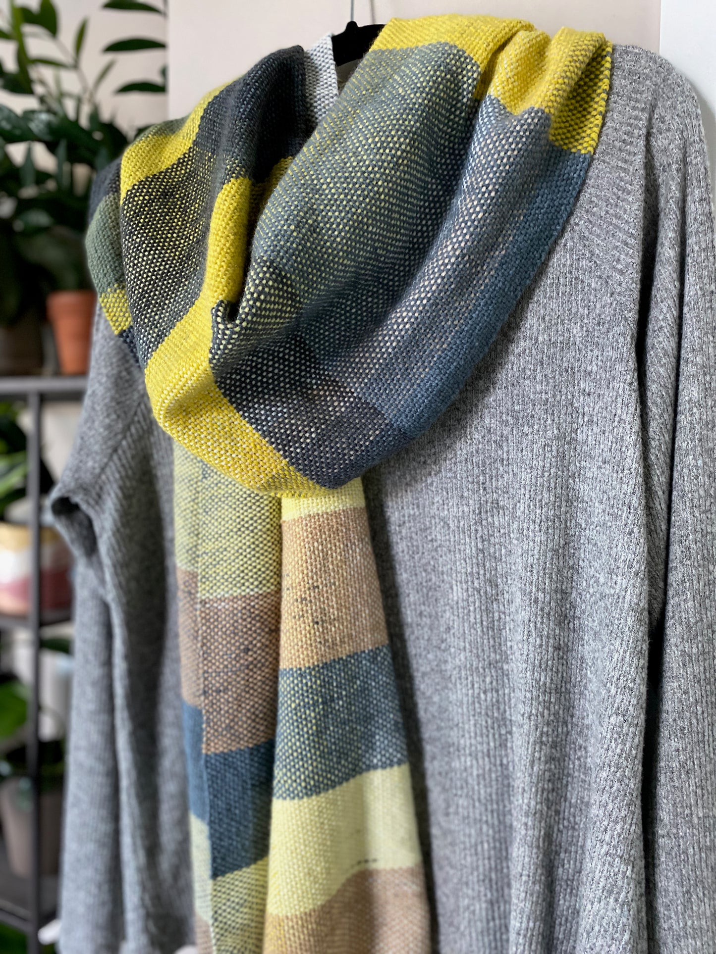 Winter Sun Plaid Scarf