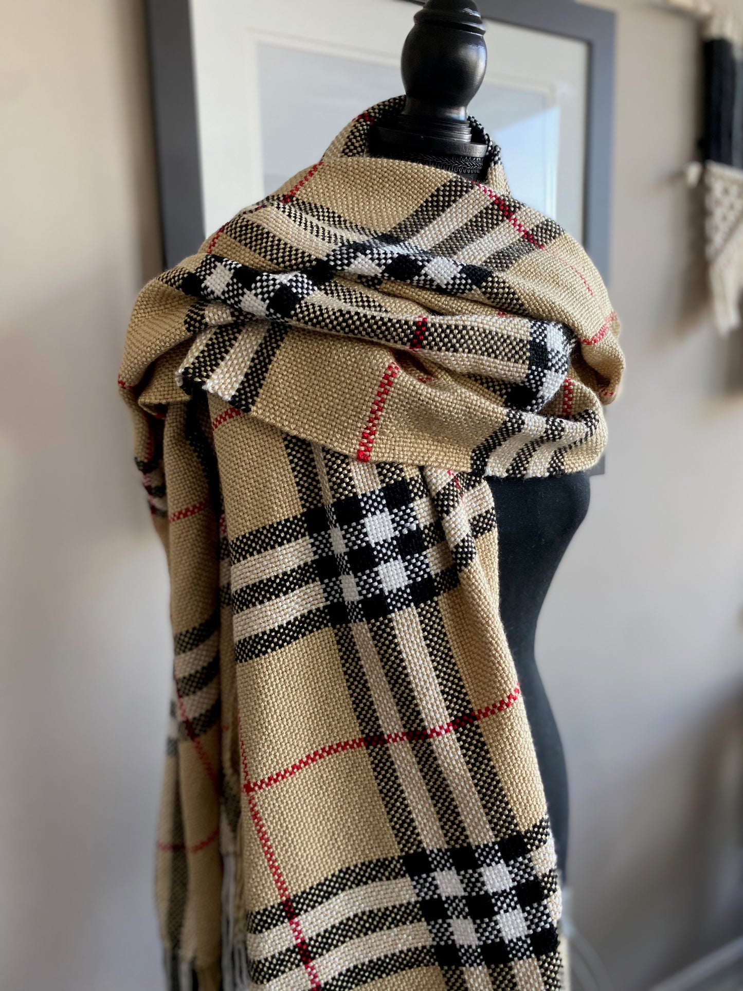 Urban Plaid Blanket Scarf - Shannon