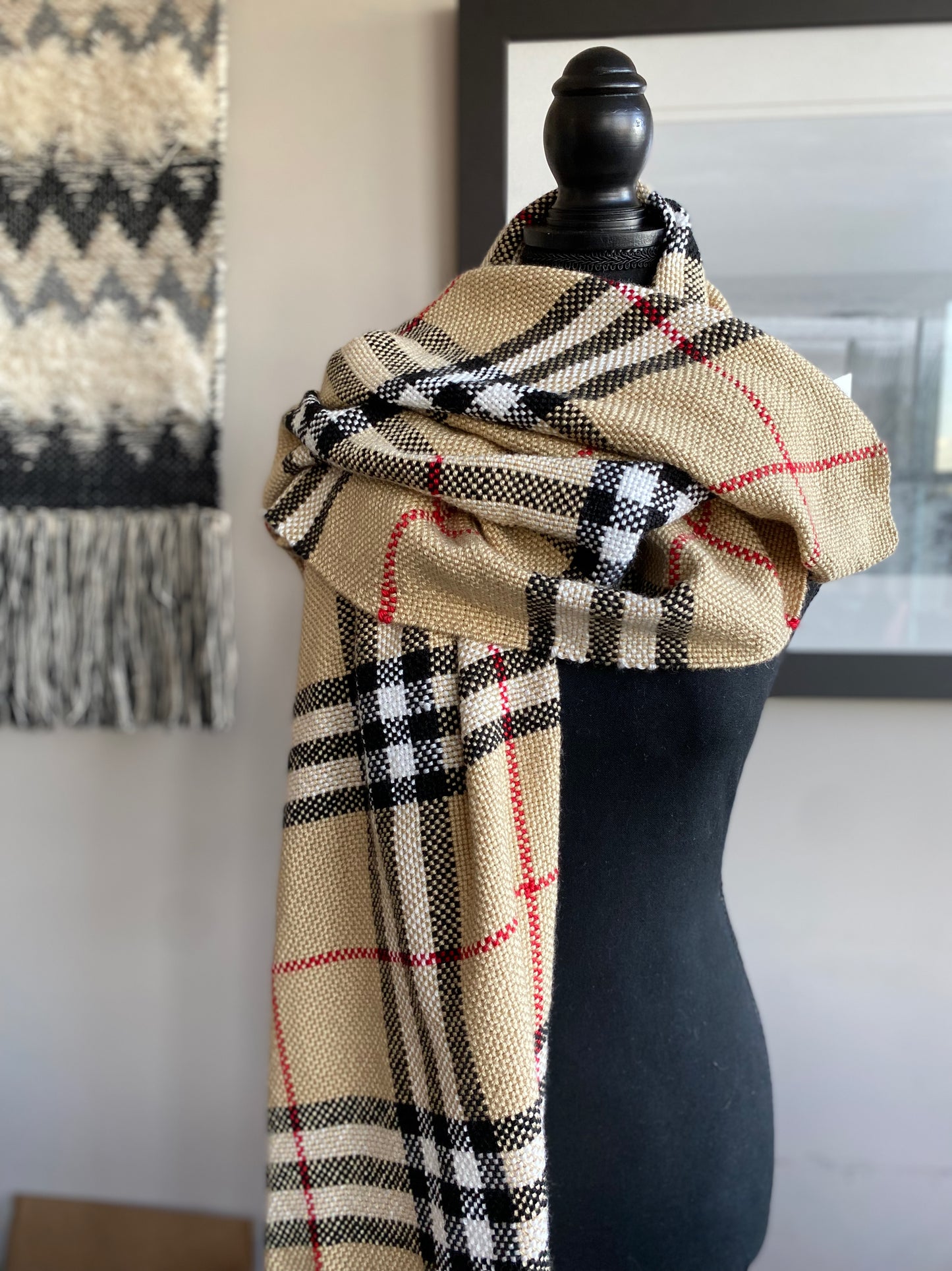 Urban Plaid Blanket Scarf - Shannon