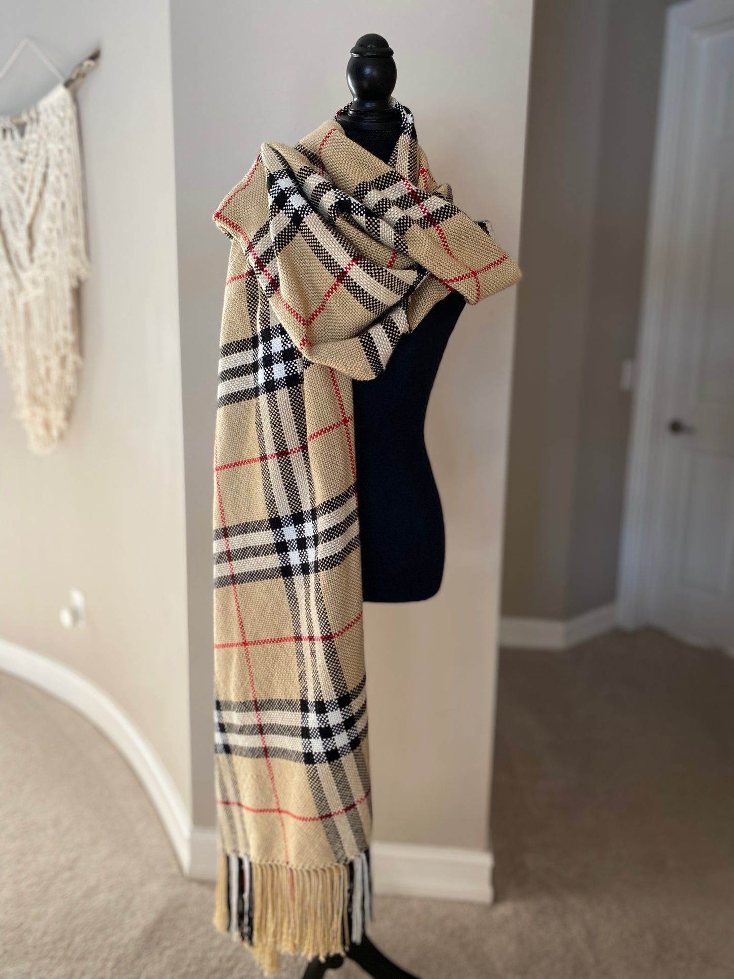 Urban Plaid Blanket Scarf - Shannon