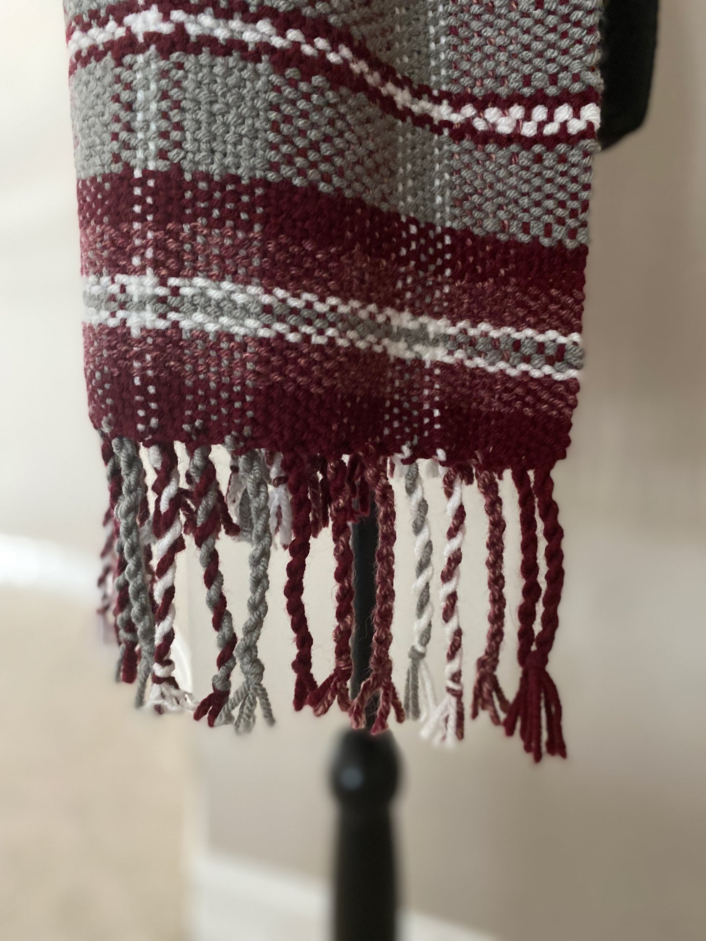 Merlot Plaid Scarf