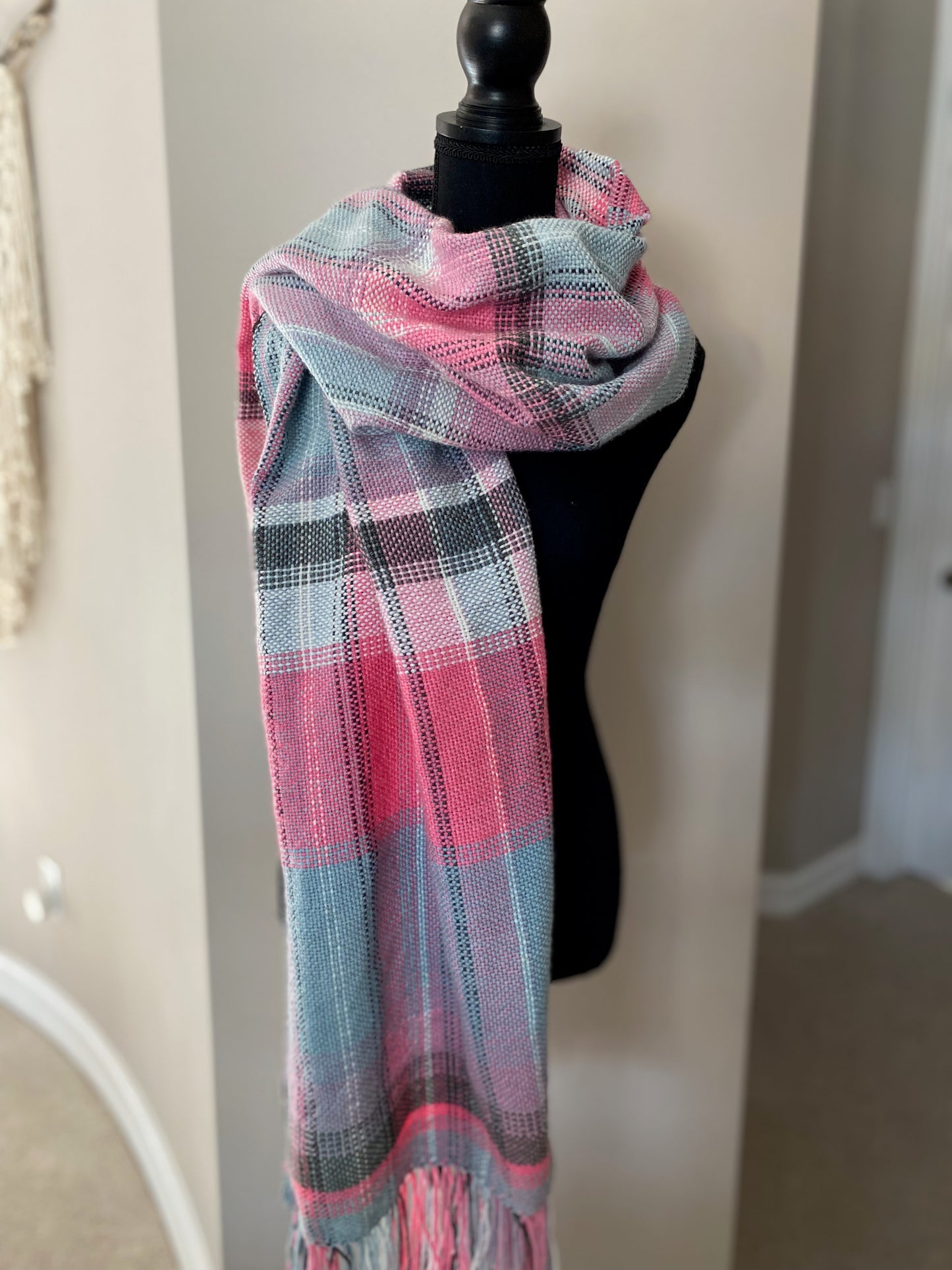 Snowy Flamingo Scarf