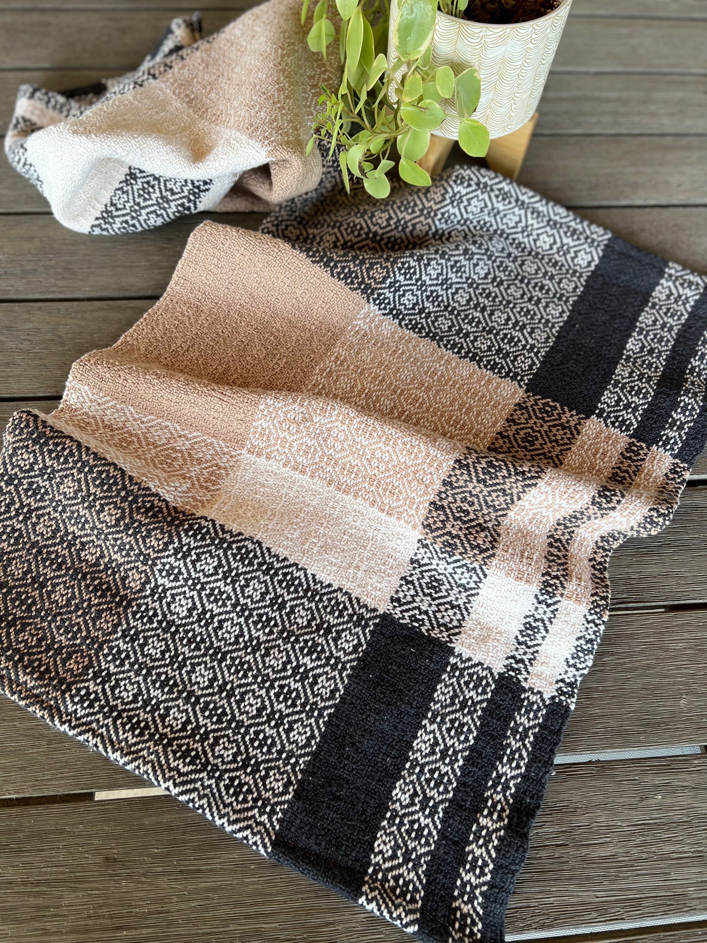 Organic Cotton Tea Towel Set - Farmhouse Plaid Twill