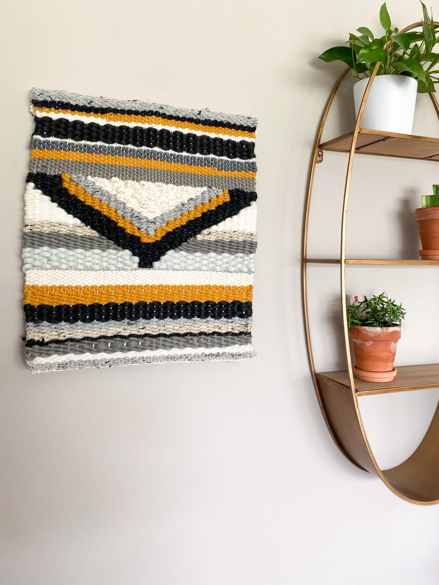 Gold & Grey Geometric