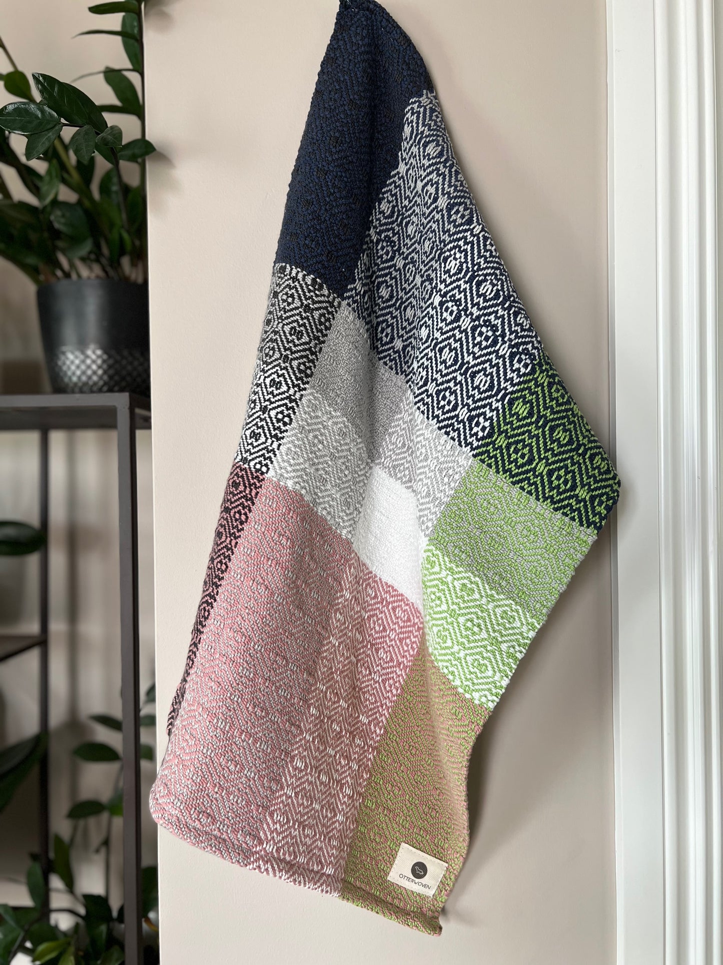 Lime Twist Twill Organic Cotton Towels - Singles