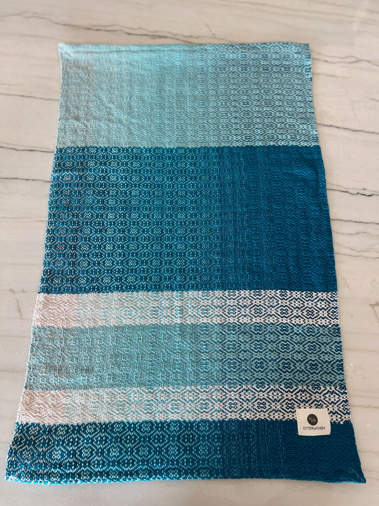 Ocean Gradient Twill Cotton Towels - Singles