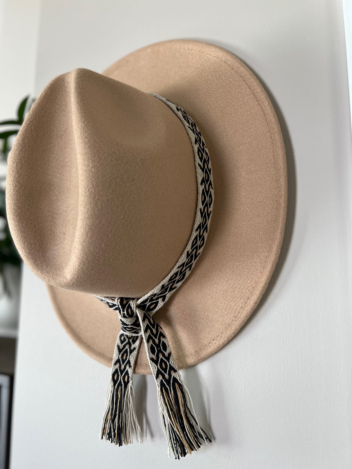 Fedora in Camel - Black Diamond Band