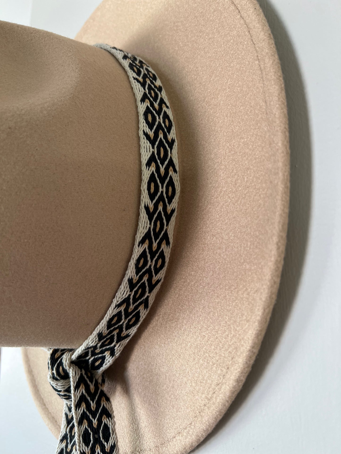 Fedora in Camel - Black Diamond Band