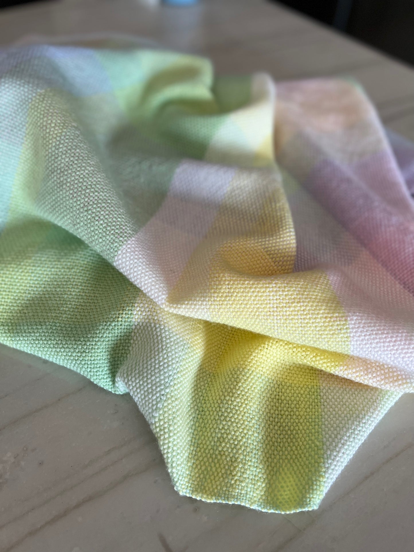 Pastel Rainbow Baby Blanket