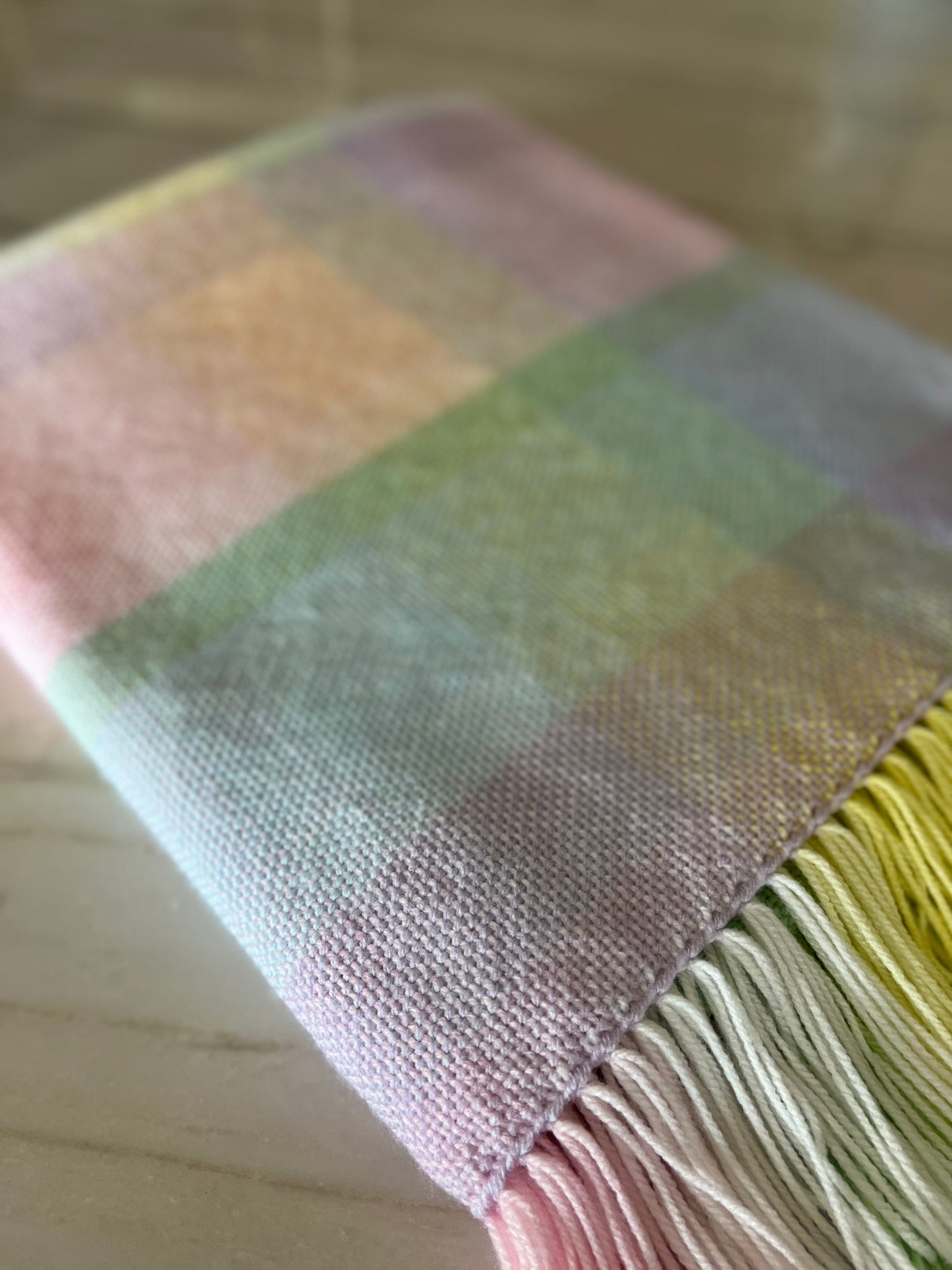 Pastel Rainbow Baby Blanket