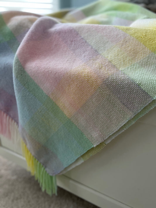 Pastel Rainbow Baby Blanket