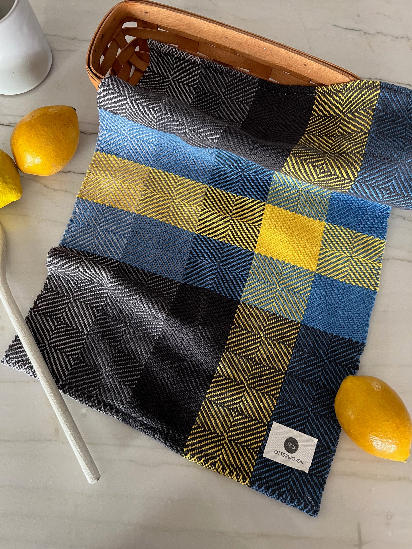 Macaw Twill Checked Cotton Towels