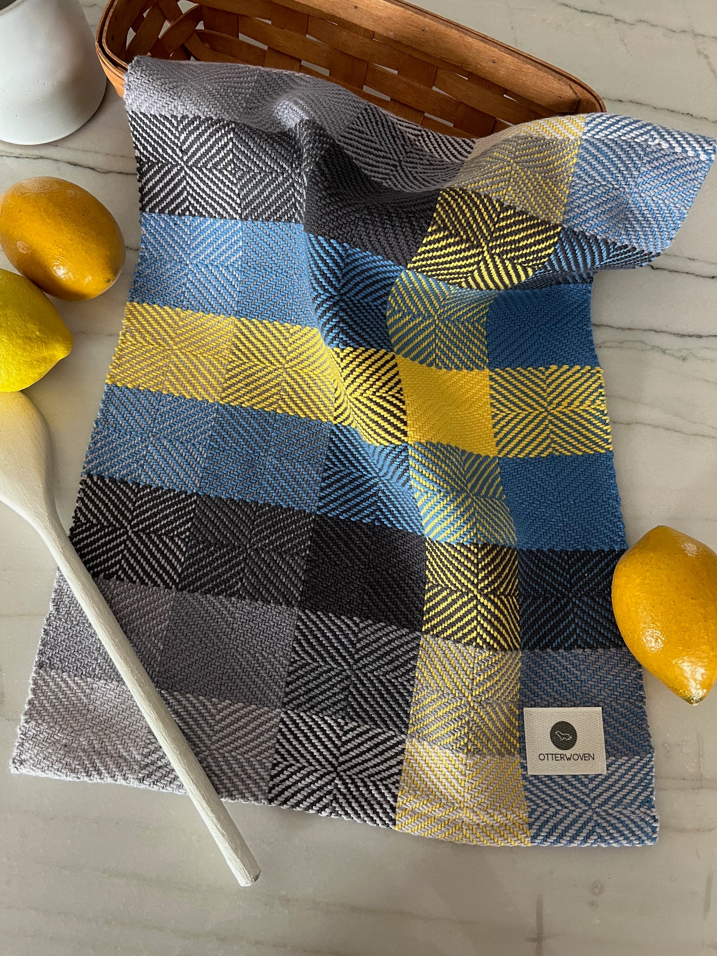 Macaw Twill Checked Cotton Towels