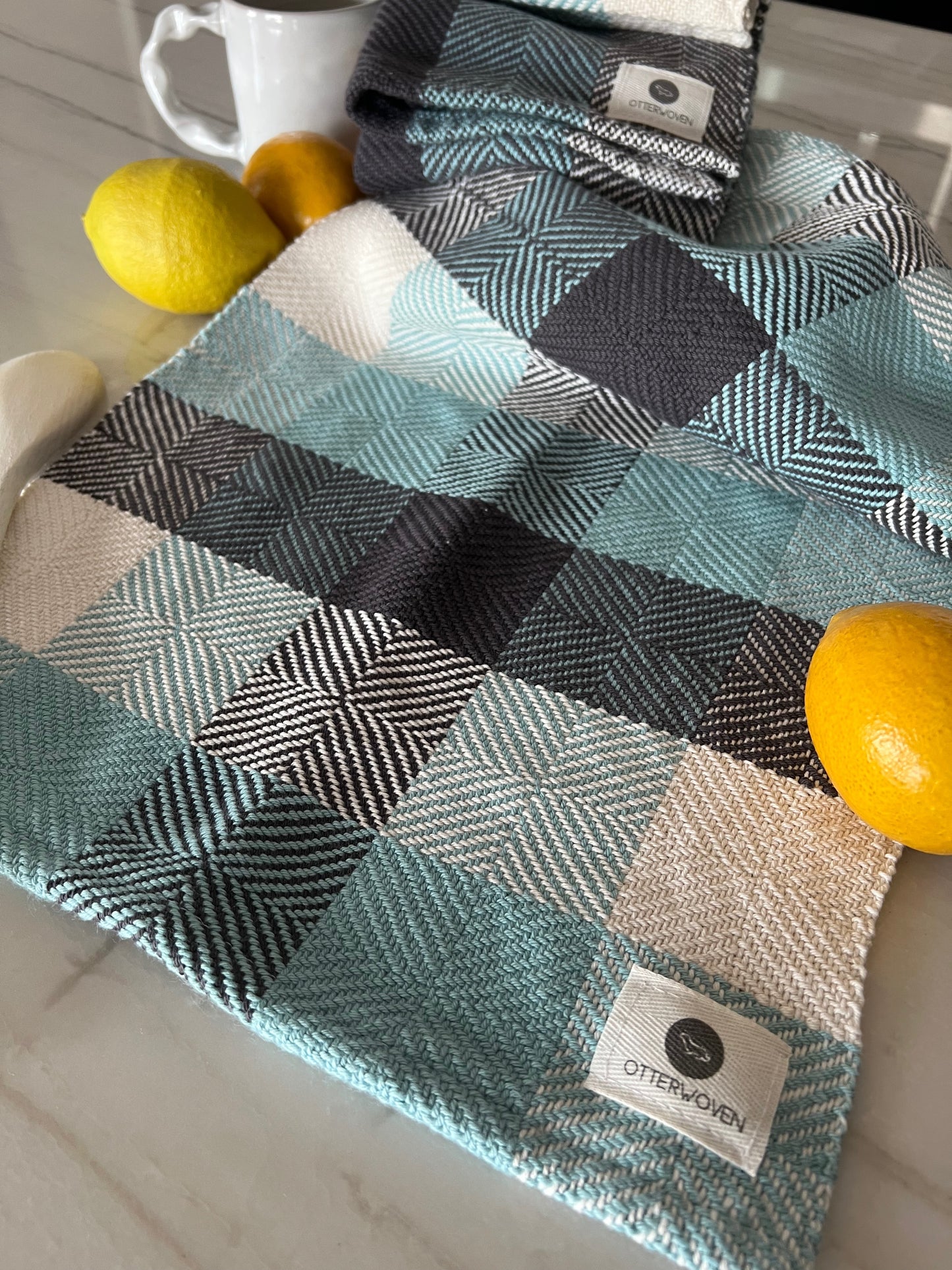 Seabreeze Twill Checked Towels