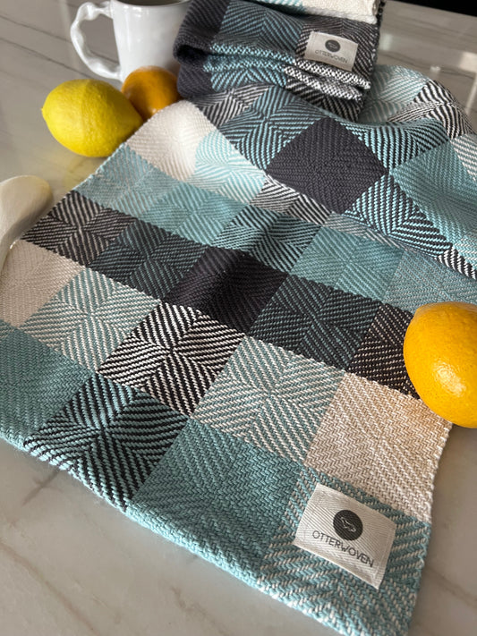 Seabreeze Twill Checked Towels