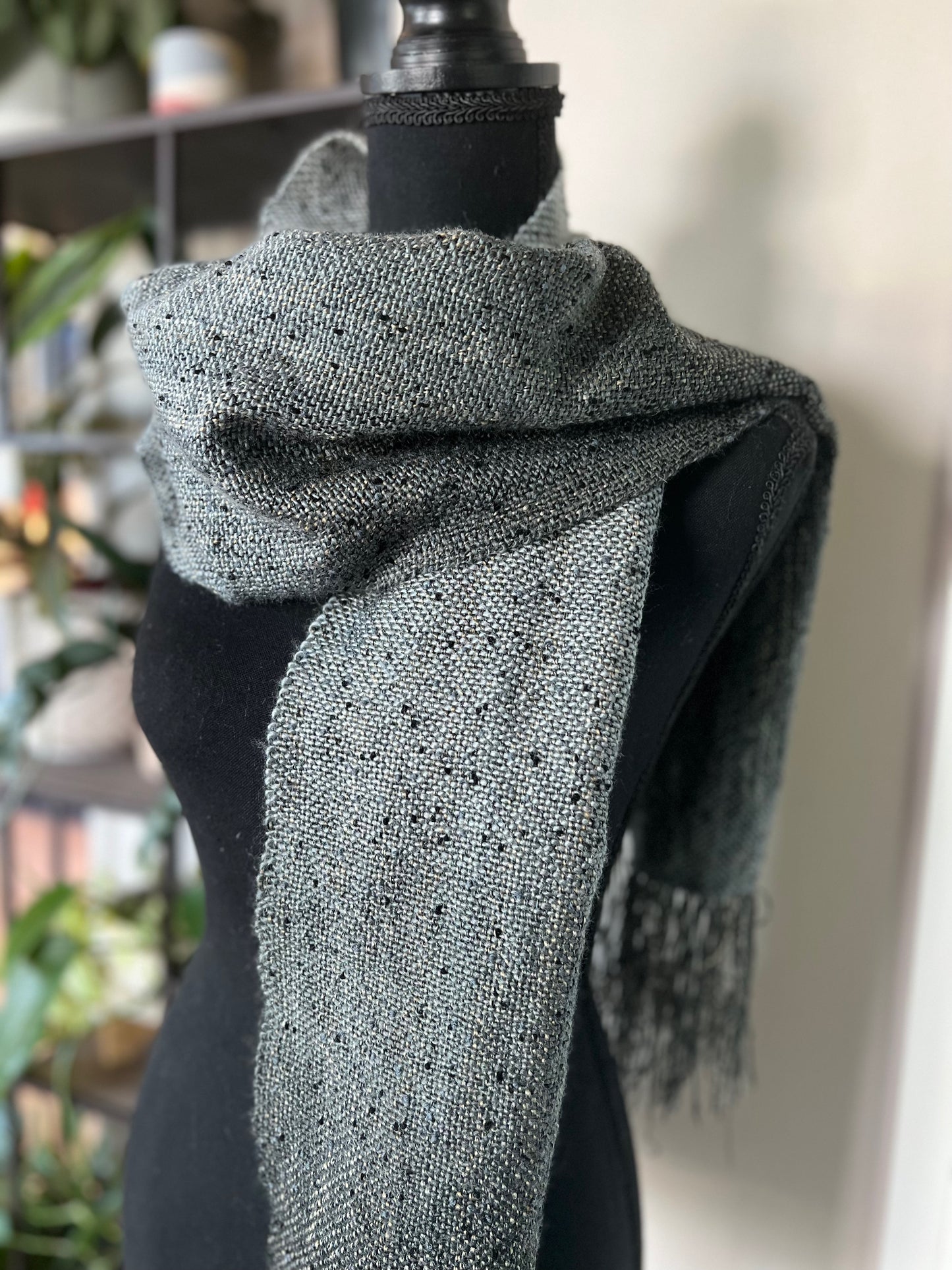 Full Moon Wool-Blend Scarf