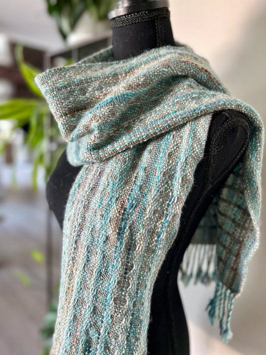 Pebble Beach Baby Alpaca/Cotton Scarf