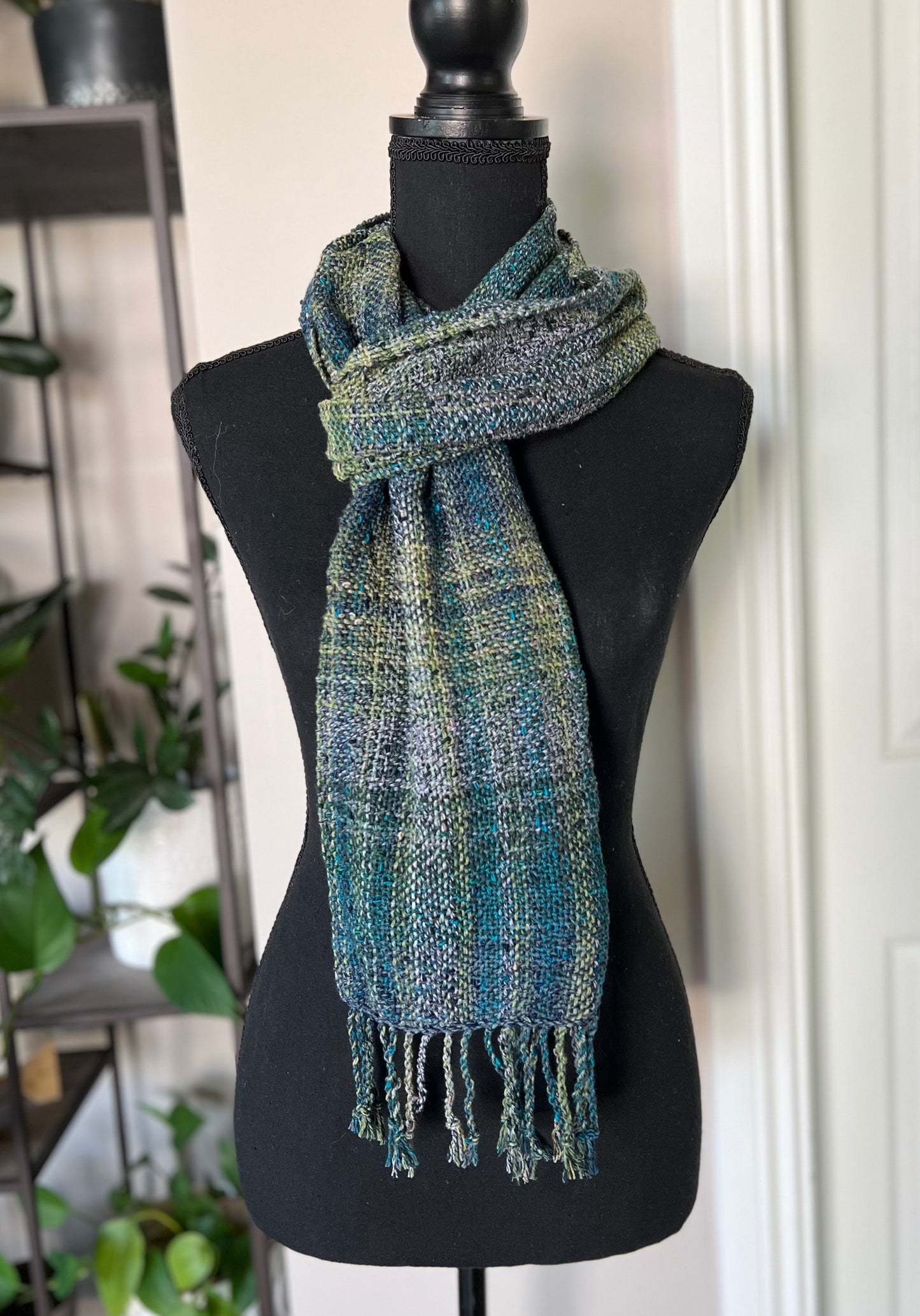 Peacock Plaid Scarf