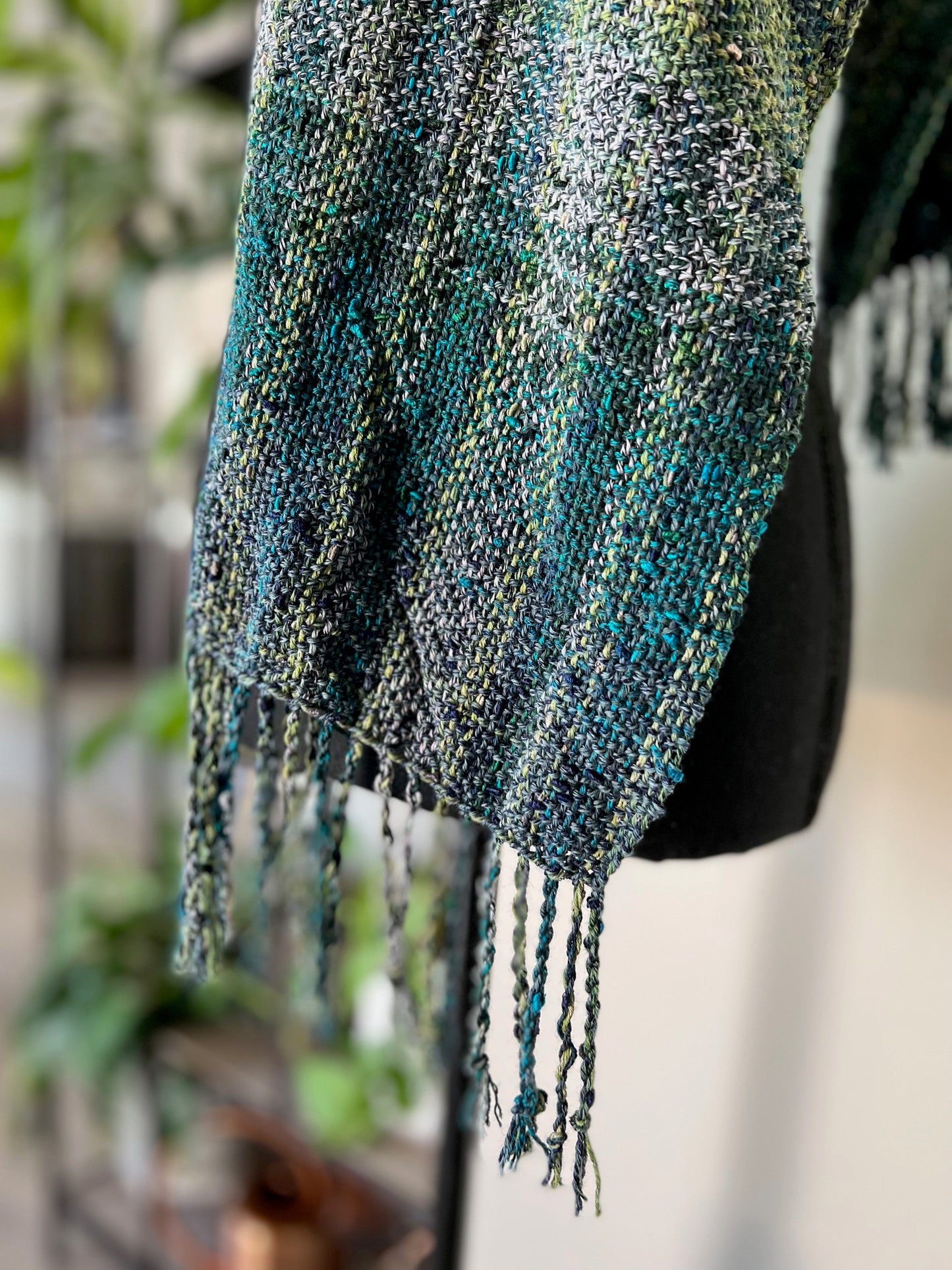 Peacock Plaid Scarf