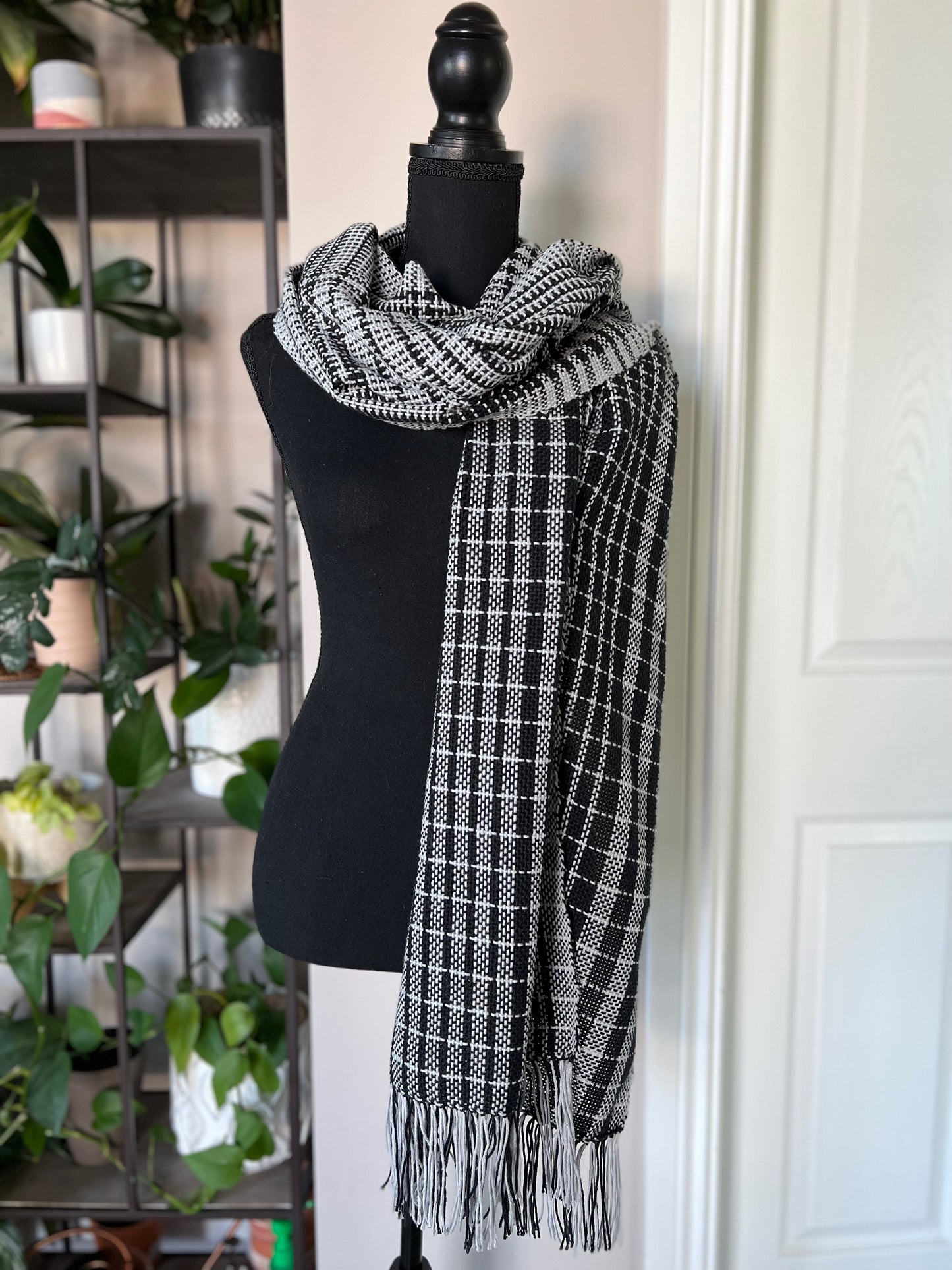 Mixed Check Cotton Wrap