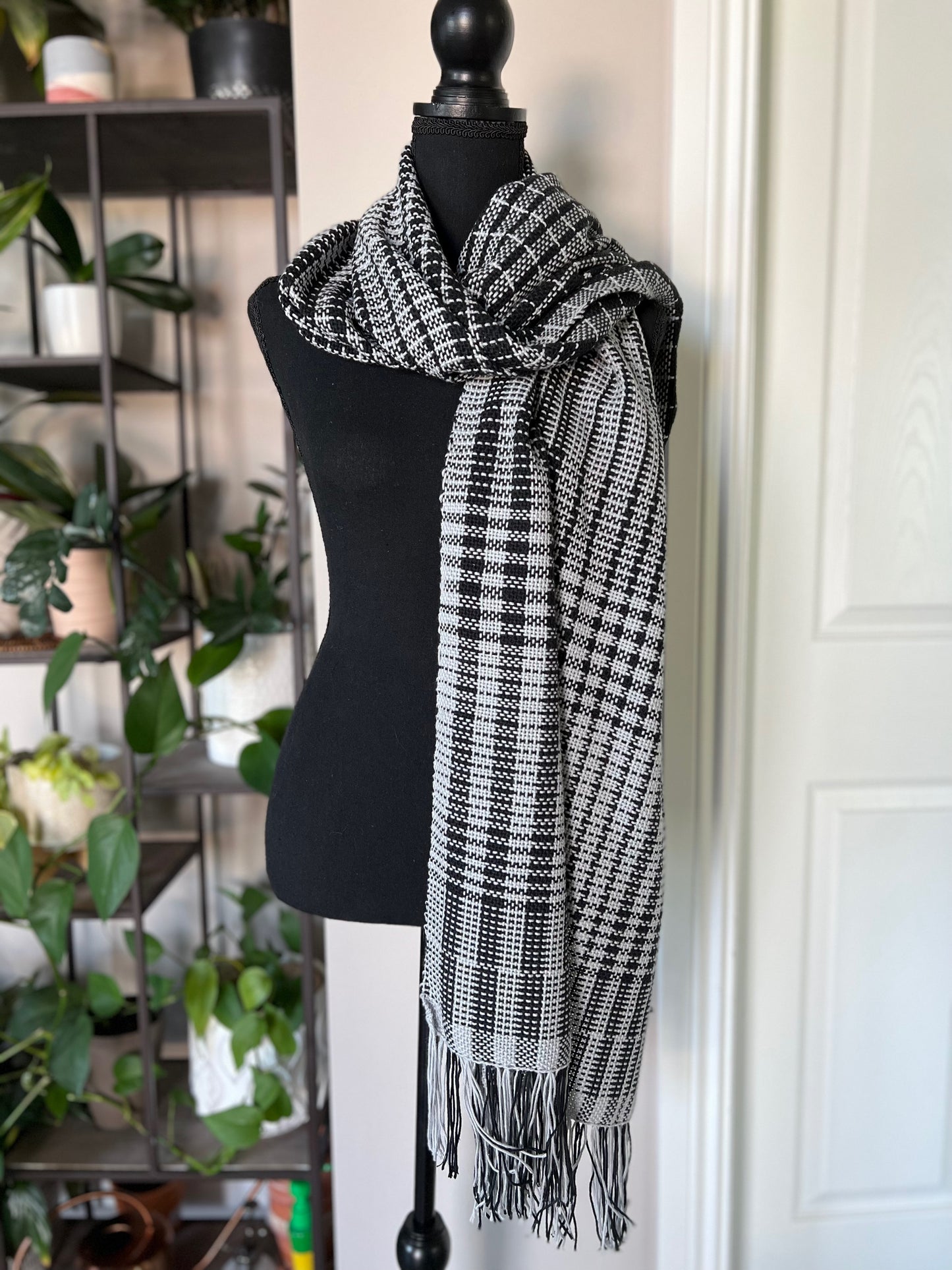 Mixed Check Cotton Wrap