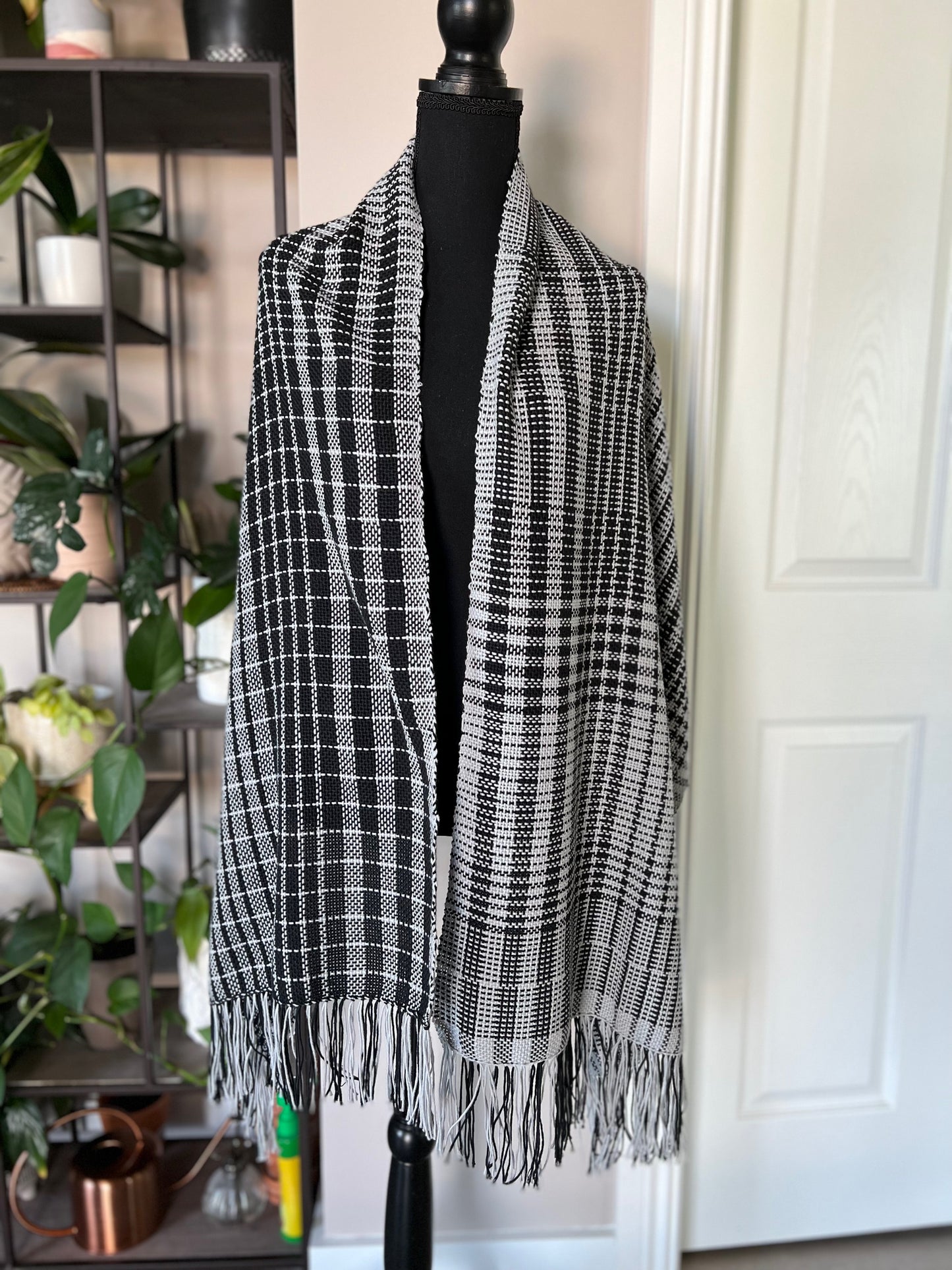 Mixed Check Cotton Wrap