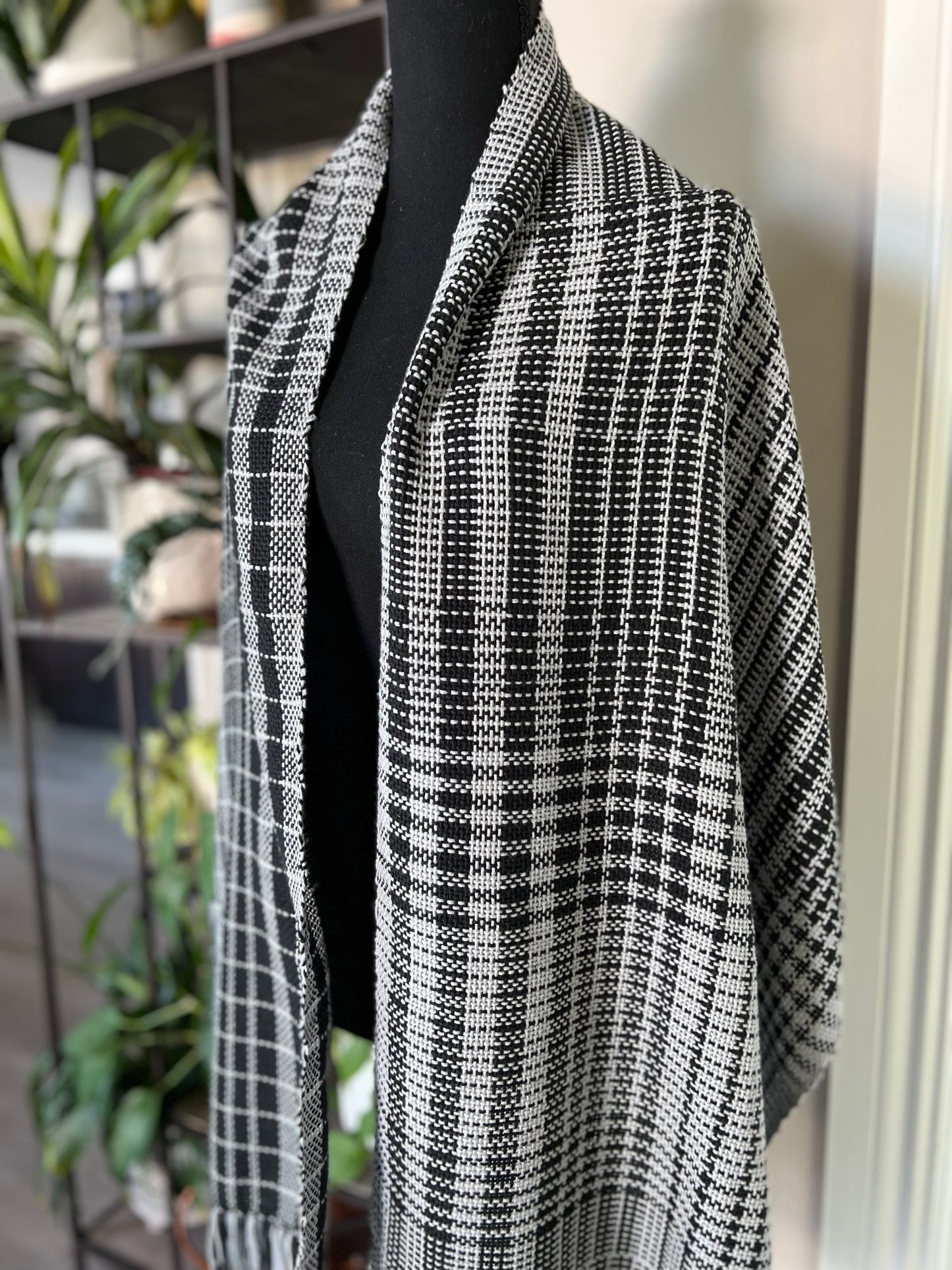 Mixed Check Cotton Wrap