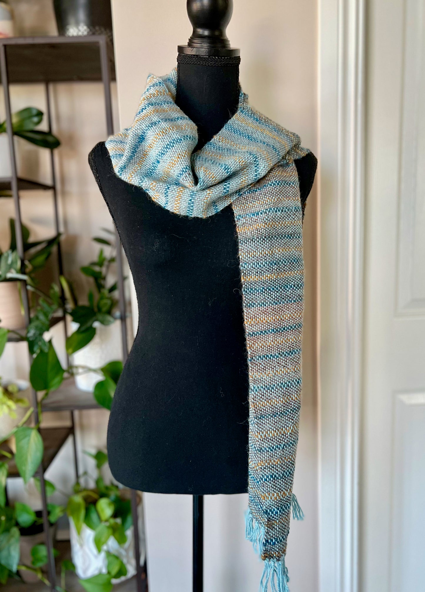 Bluebell Striped Scarf