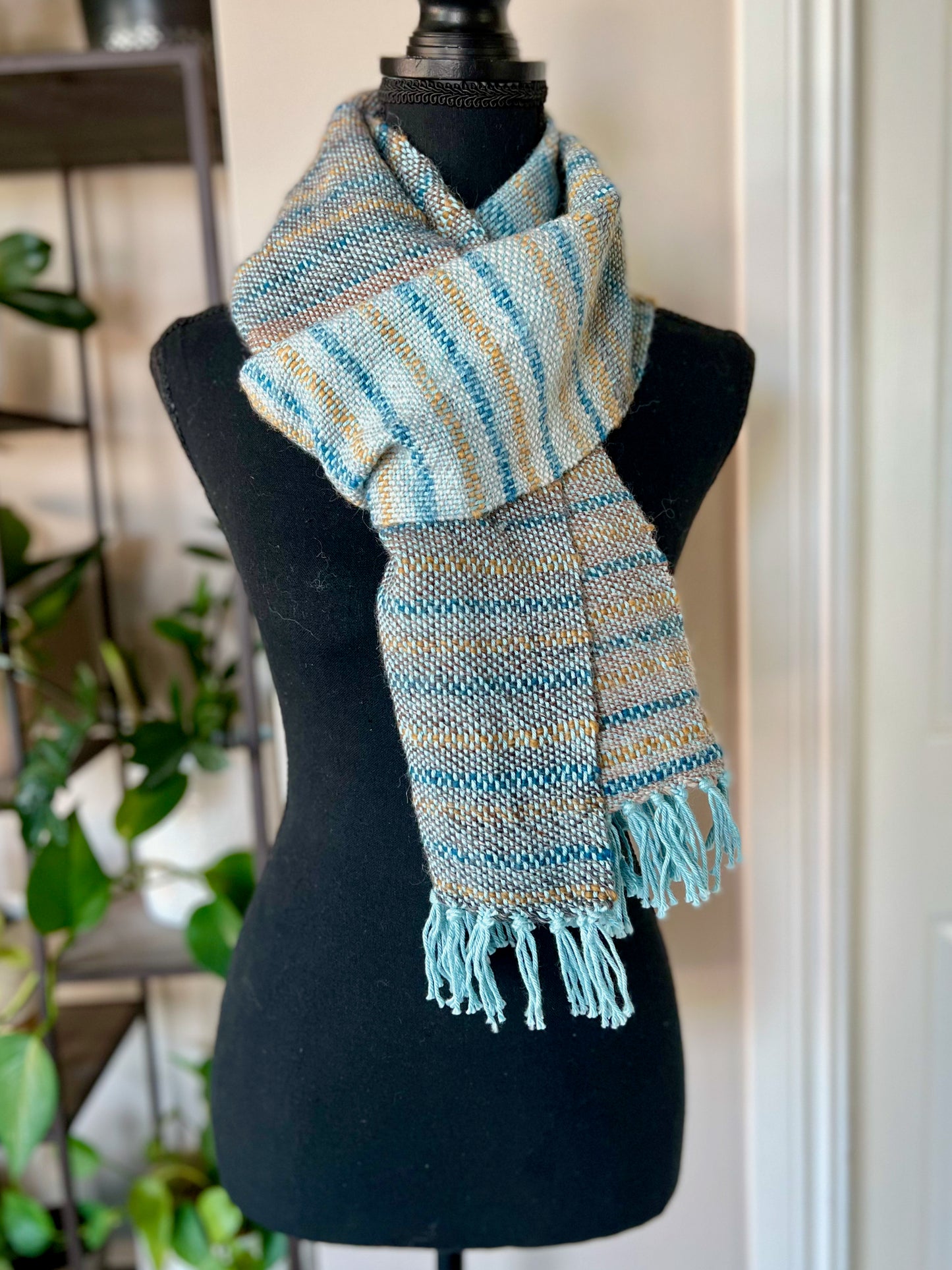 Bluebell Striped Scarf