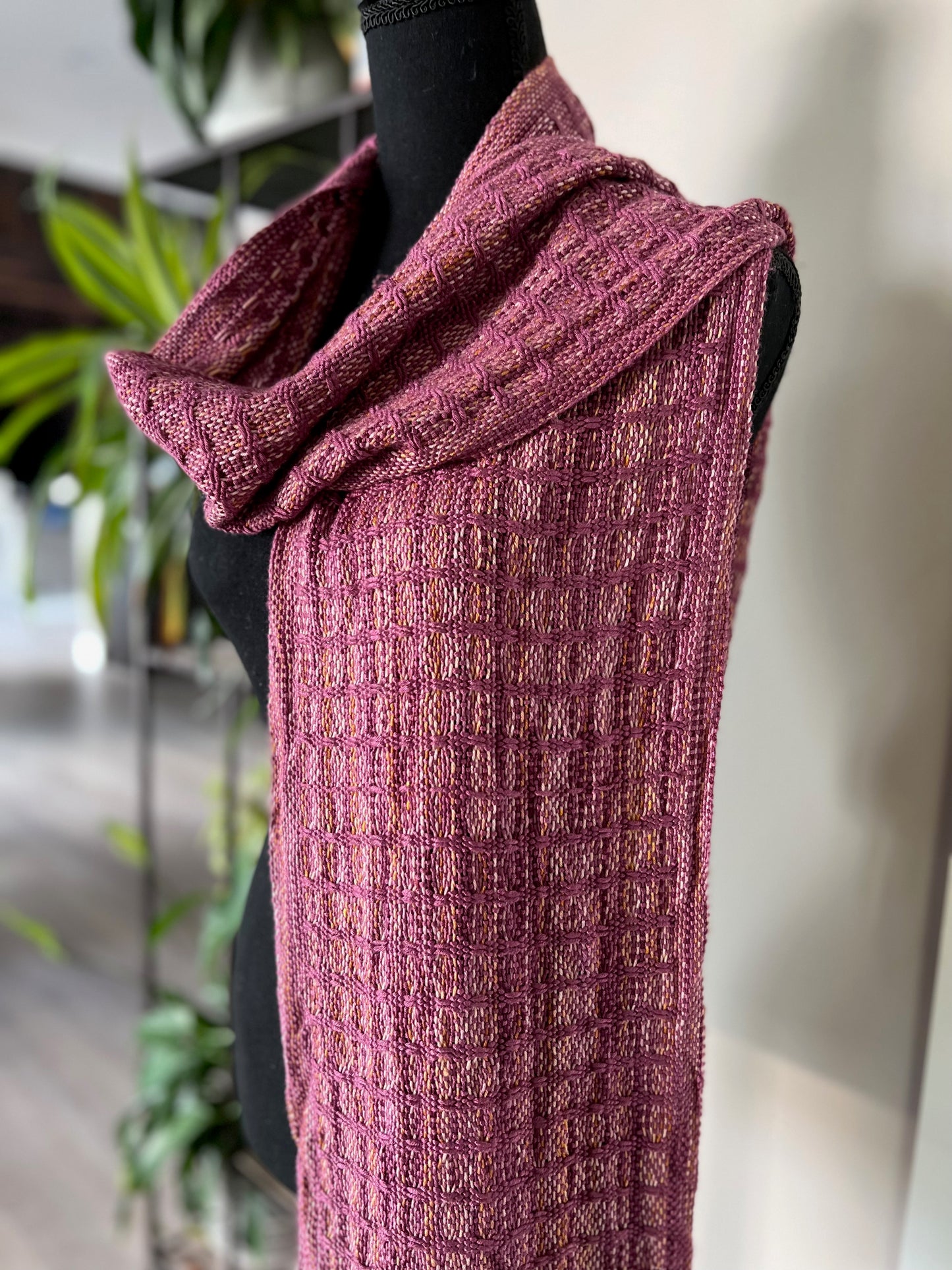 Fall in Florida Merino Wool/Silk/Bamboo Scarf