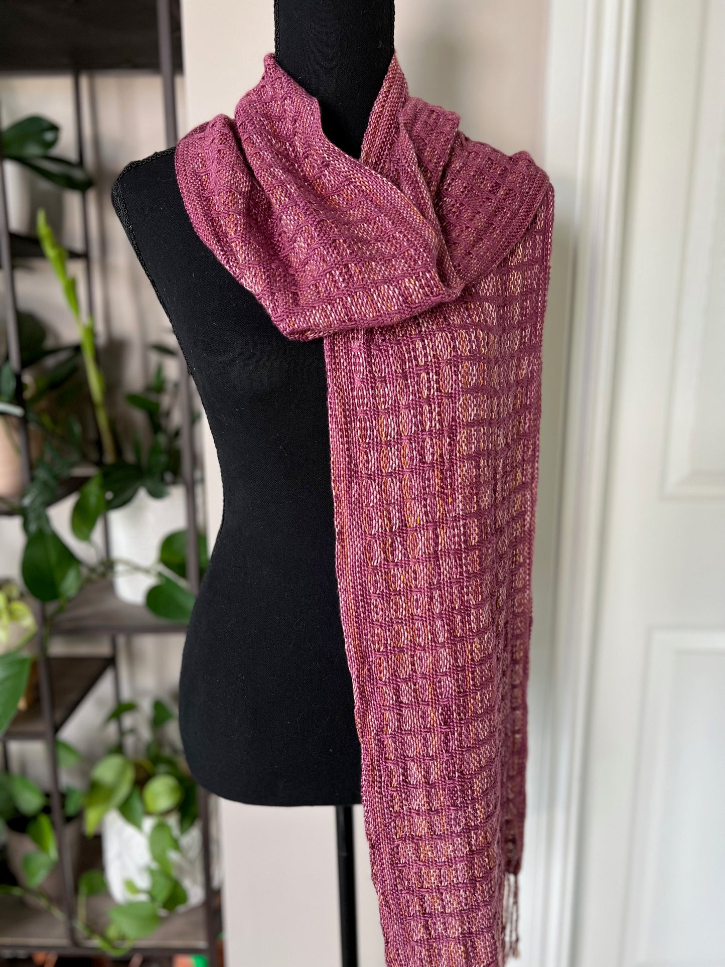 Fall in Florida Merino Wool/Silk/Bamboo Scarf