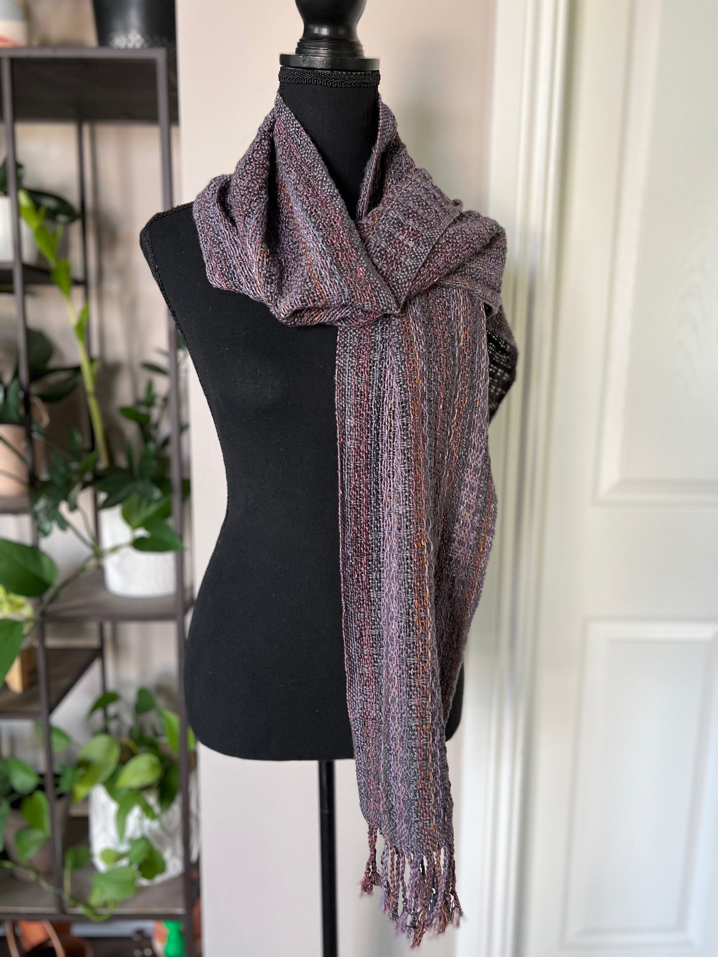 Winter Orchid Bamboo/Cotton Scarf