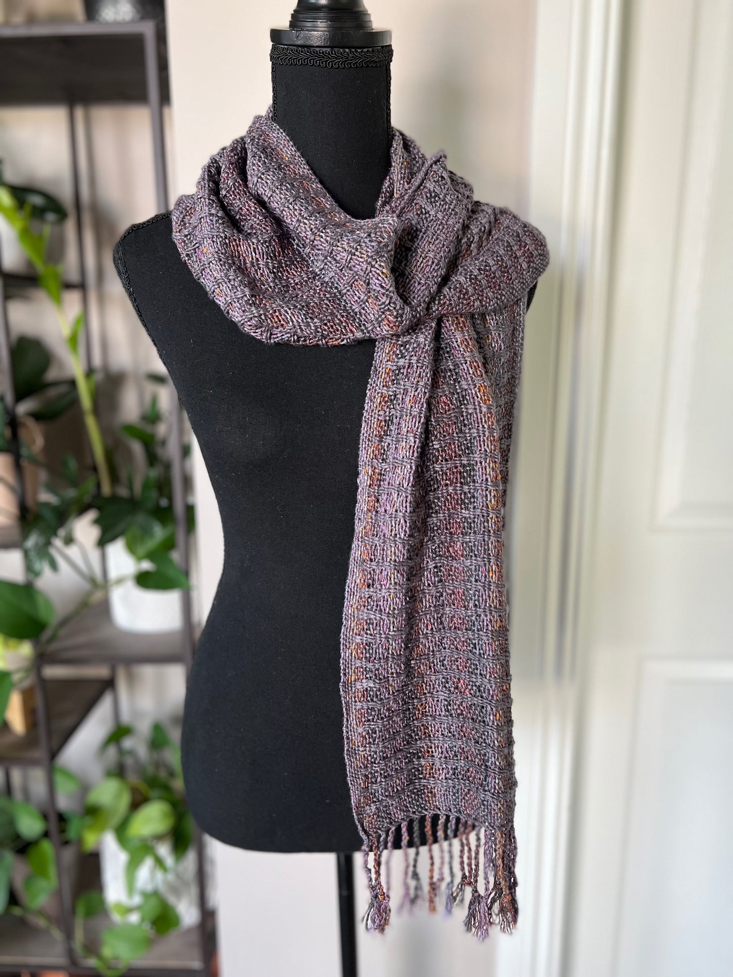 Winter Orchid Bamboo/Cotton Scarf