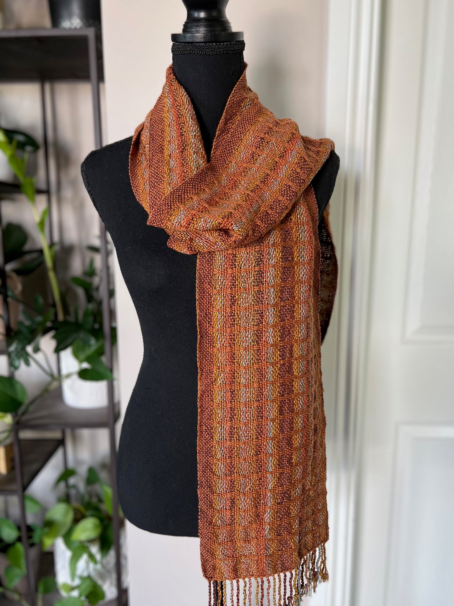 Autumn Stripe Organic Cotton Scarf