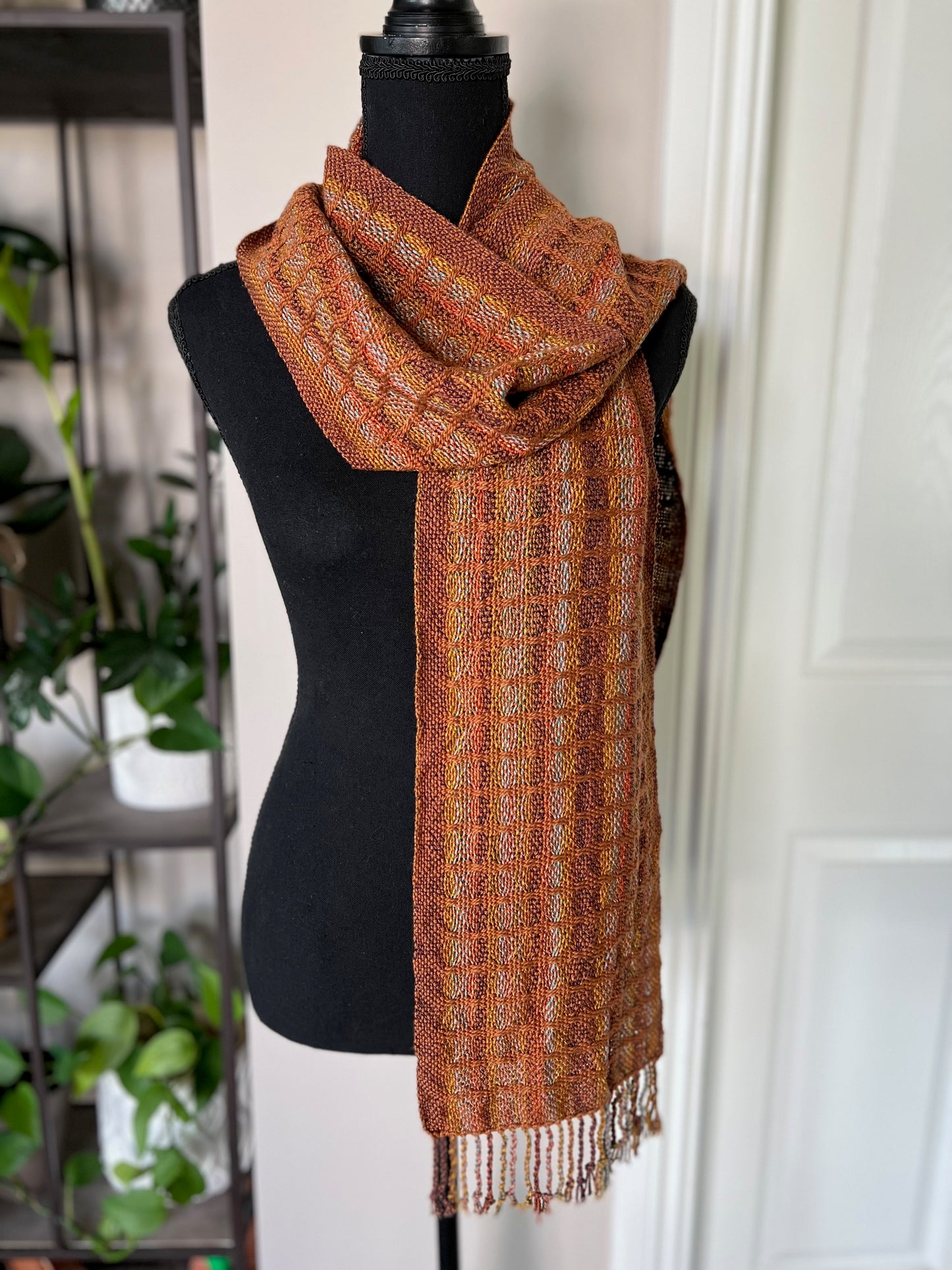 Autumn Stripe Organic Cotton Scarf