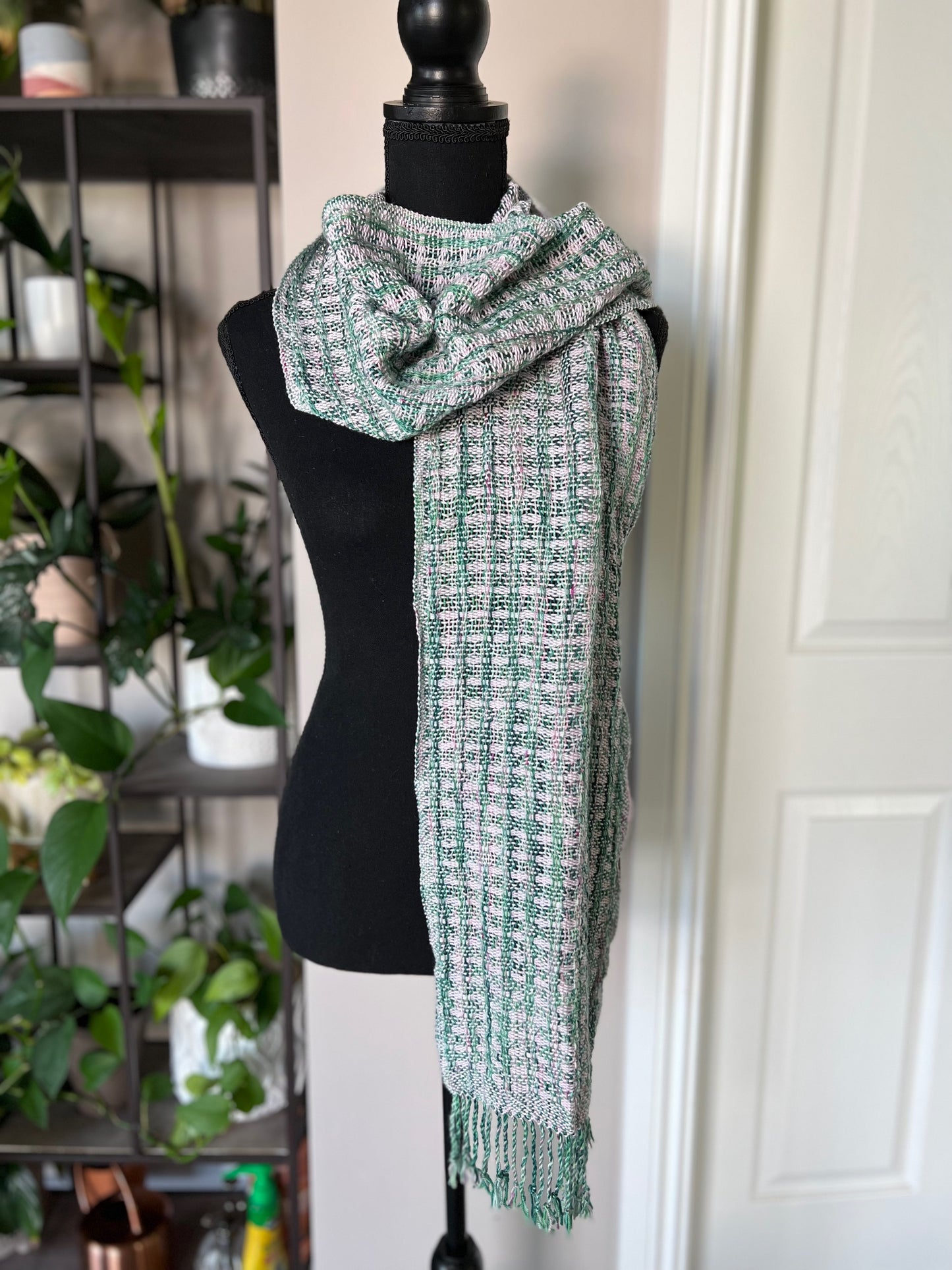 Palm Beach Wool/Silk/Cotton Lacy Scarf