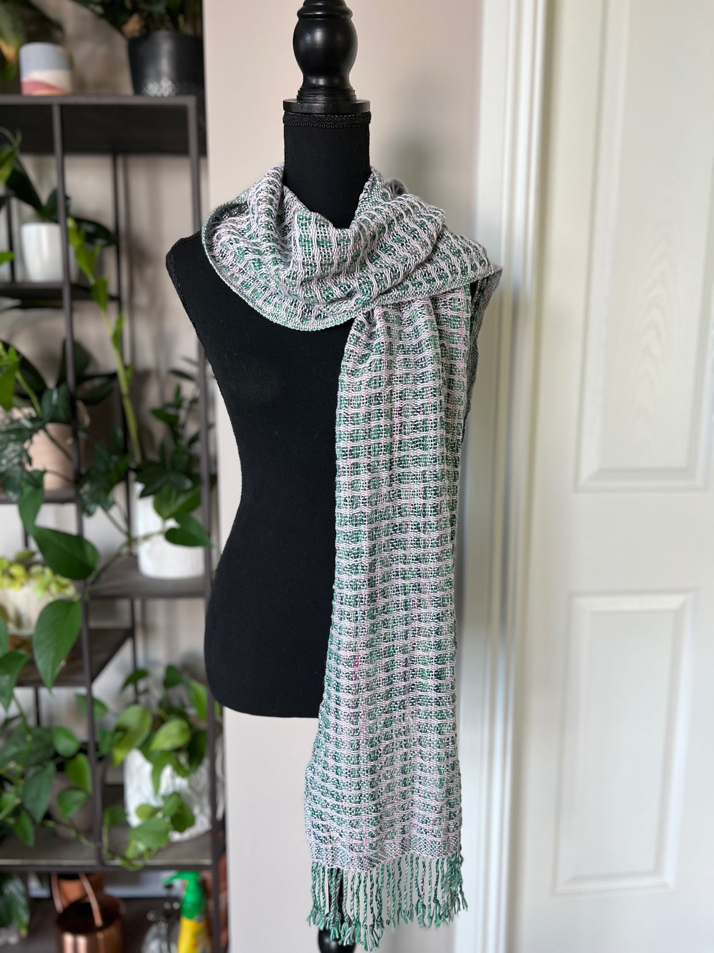 Palm Beach Wool/Silk/Cotton Lacy Scarf