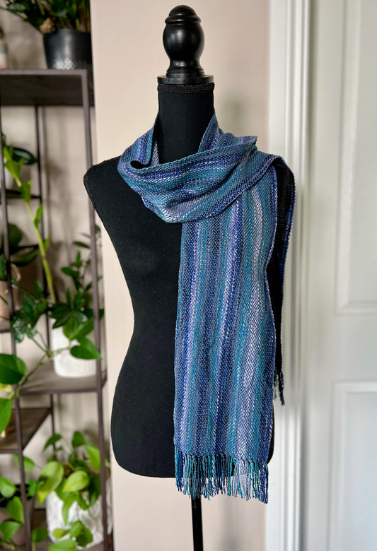 Inky Stripes Scarf