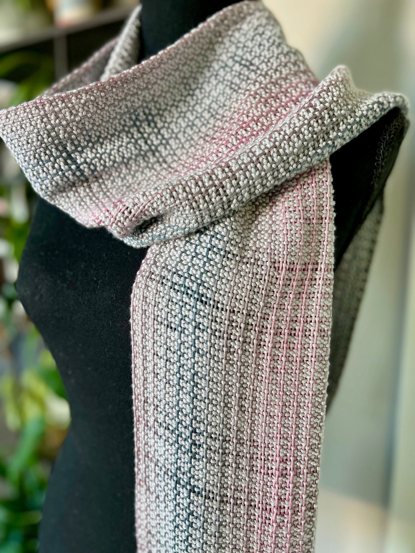 Pink Cloud Cotton/Bamboo Scarf