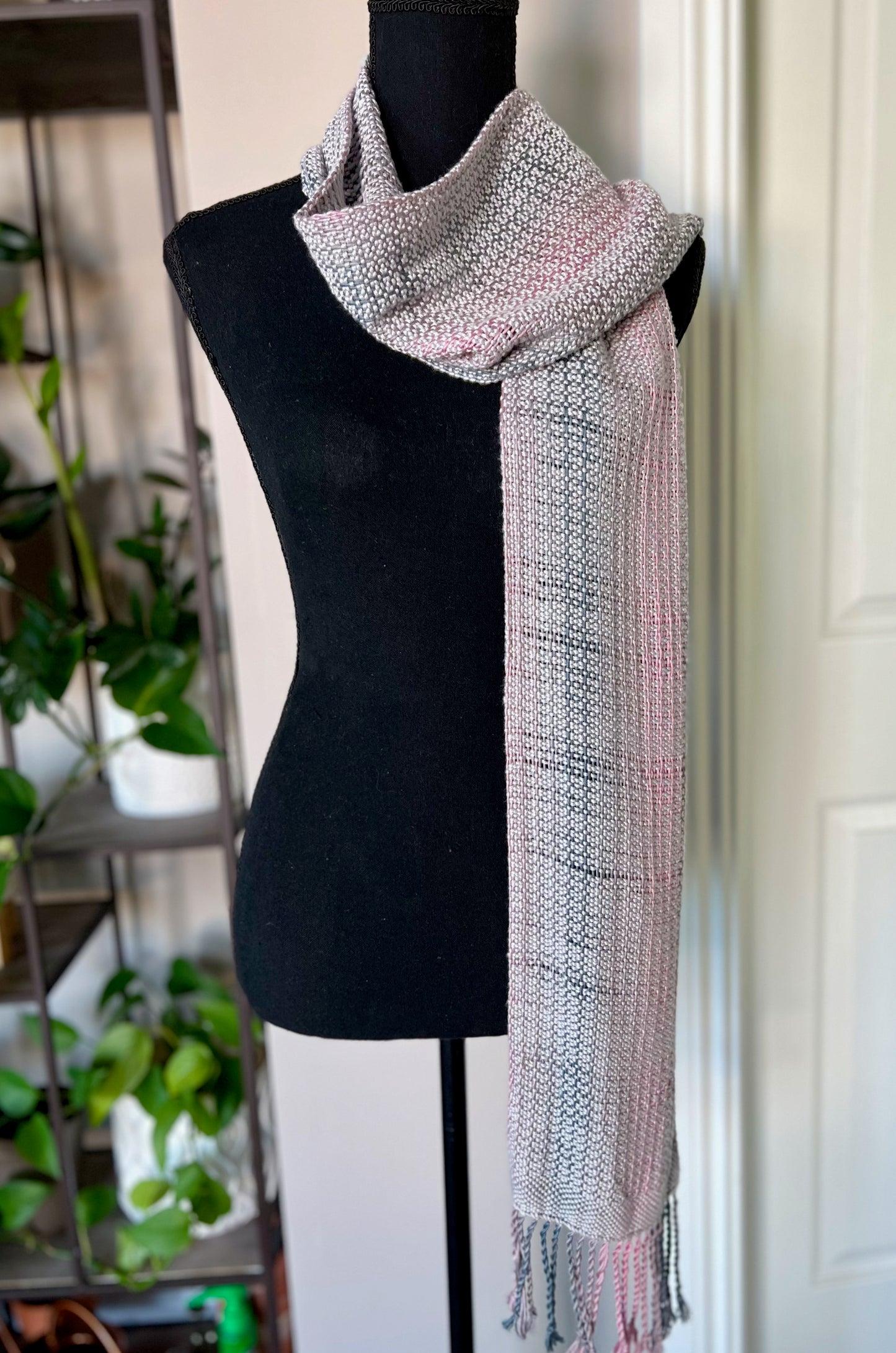 Pink Cloud Cotton/Bamboo Scarf