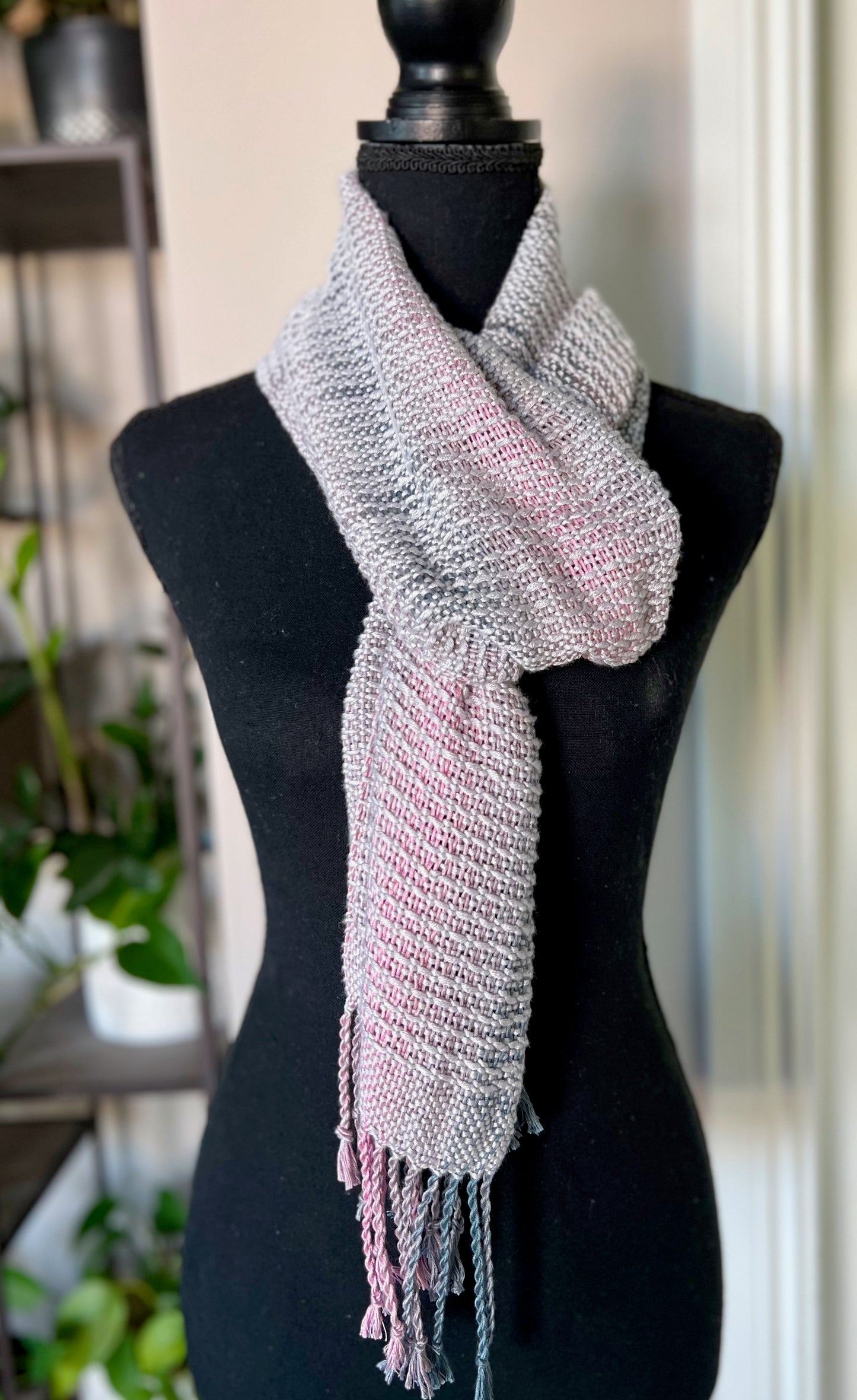 Pink Cloud Cotton/Bamboo Scarf