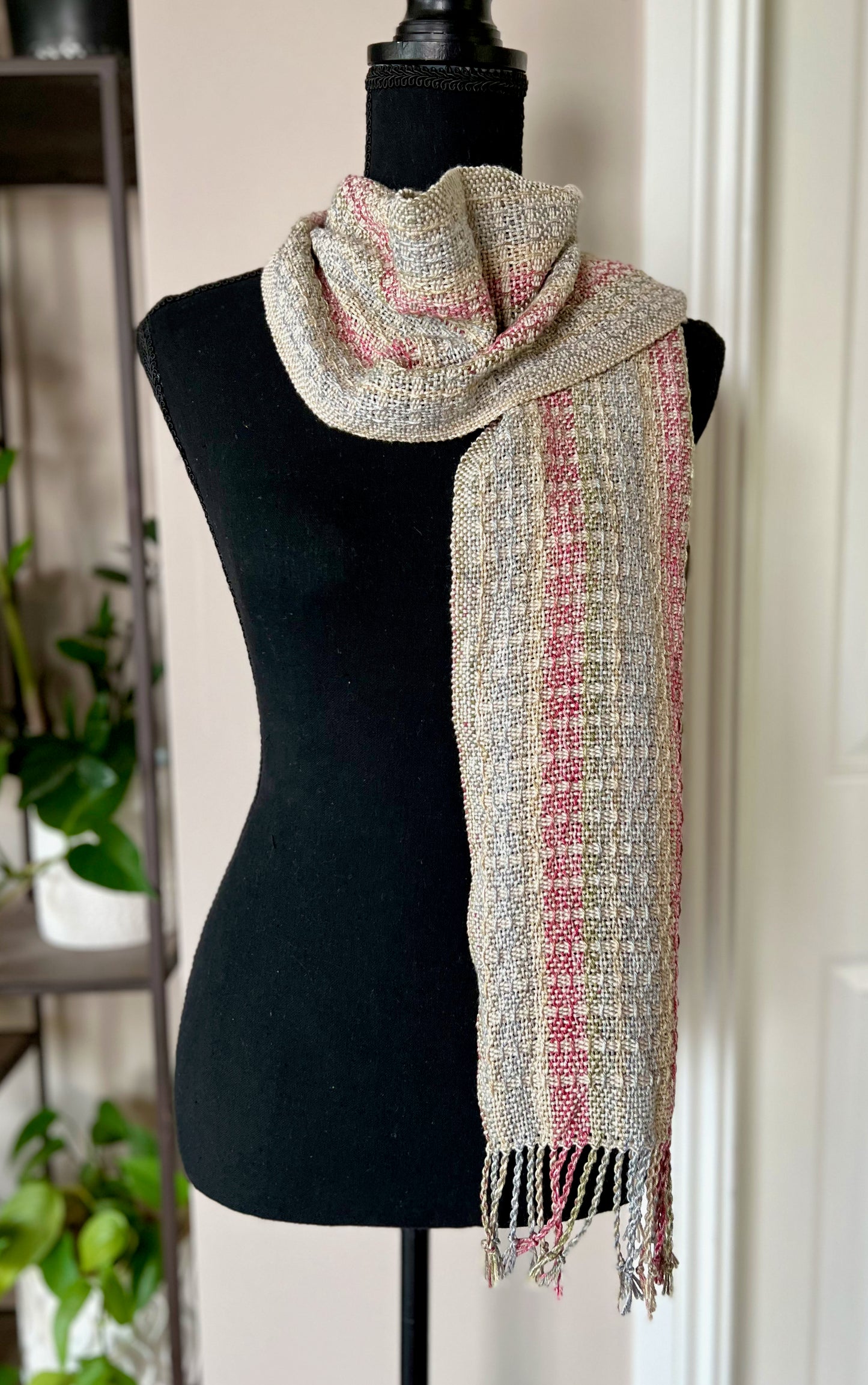 Pastel Fall Hand-dyed Cotton Scarf