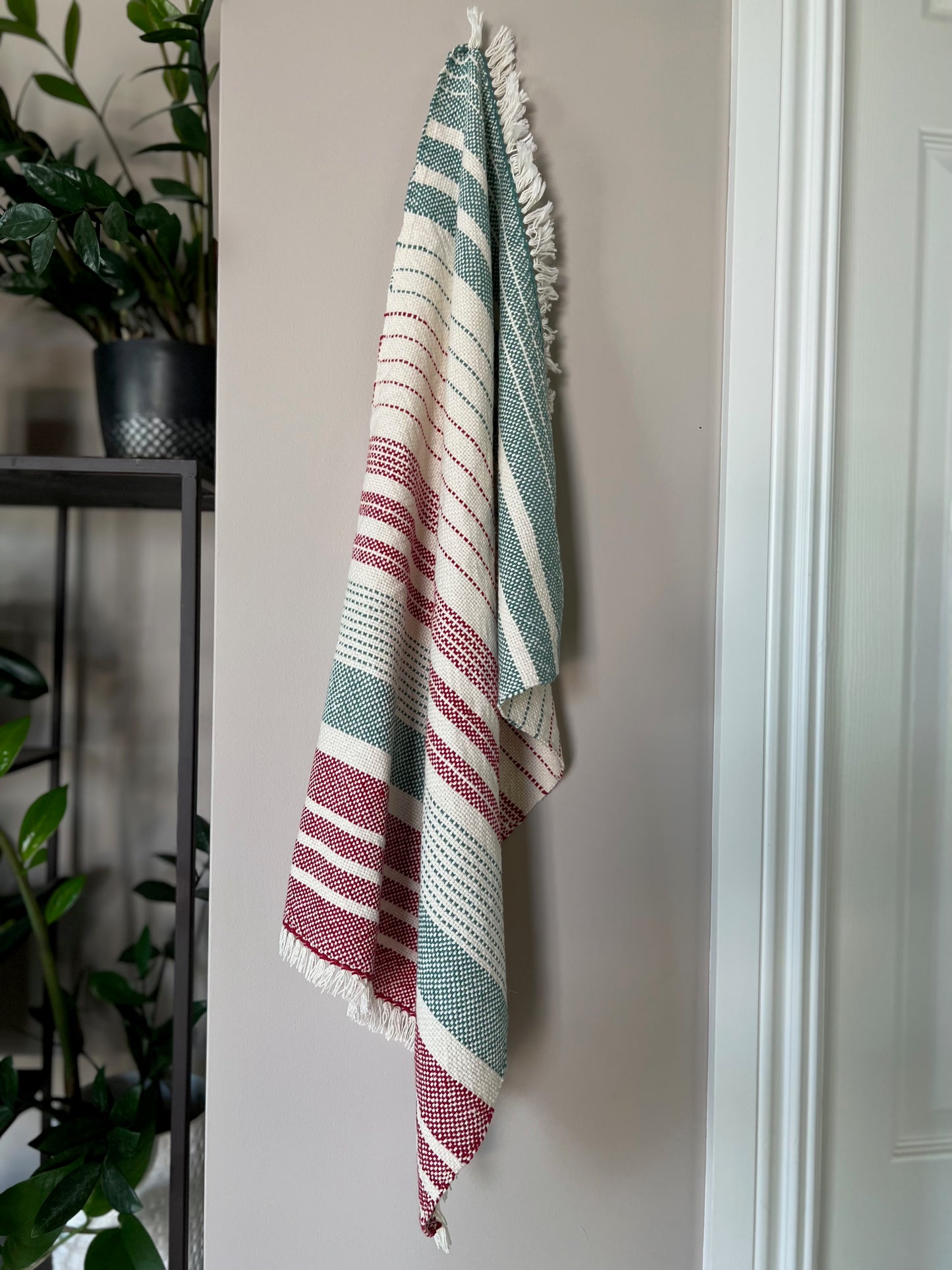 Christmas Boho Stripe Organic Cotton/Hemp Tea Towels