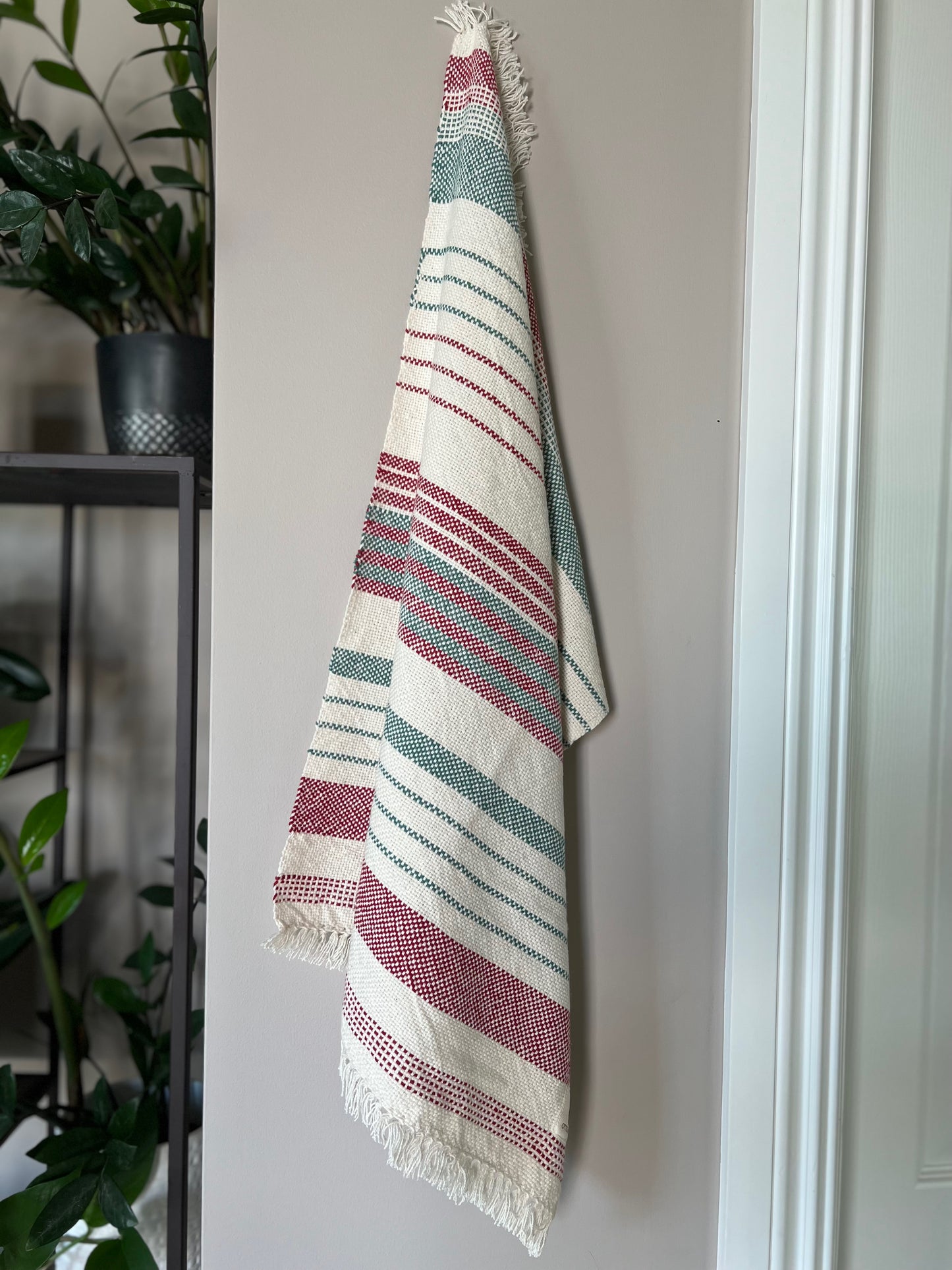 Christmas Boho Stripe Organic Cotton/Hemp Tea Towels