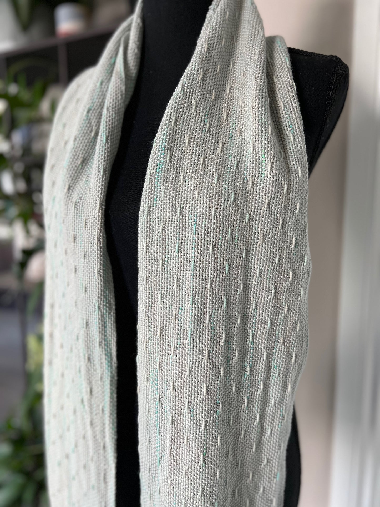 Sea Glass Hand-dyed Scarf