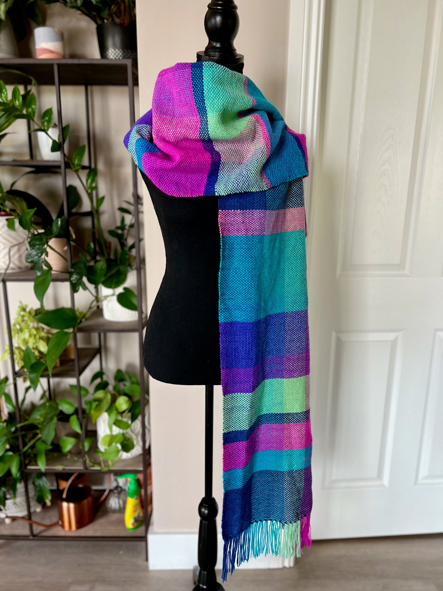 Color Crush Striped Oversized Scarf