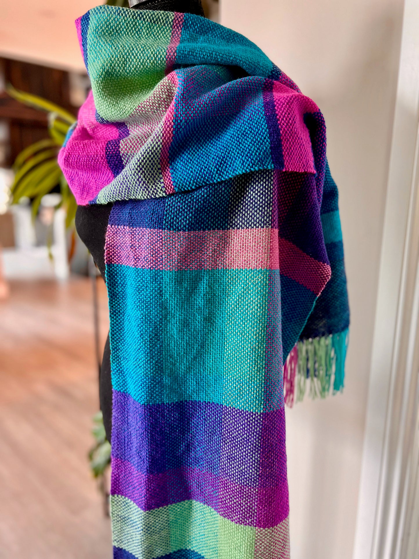 Color Crush Striped Oversized Scarf