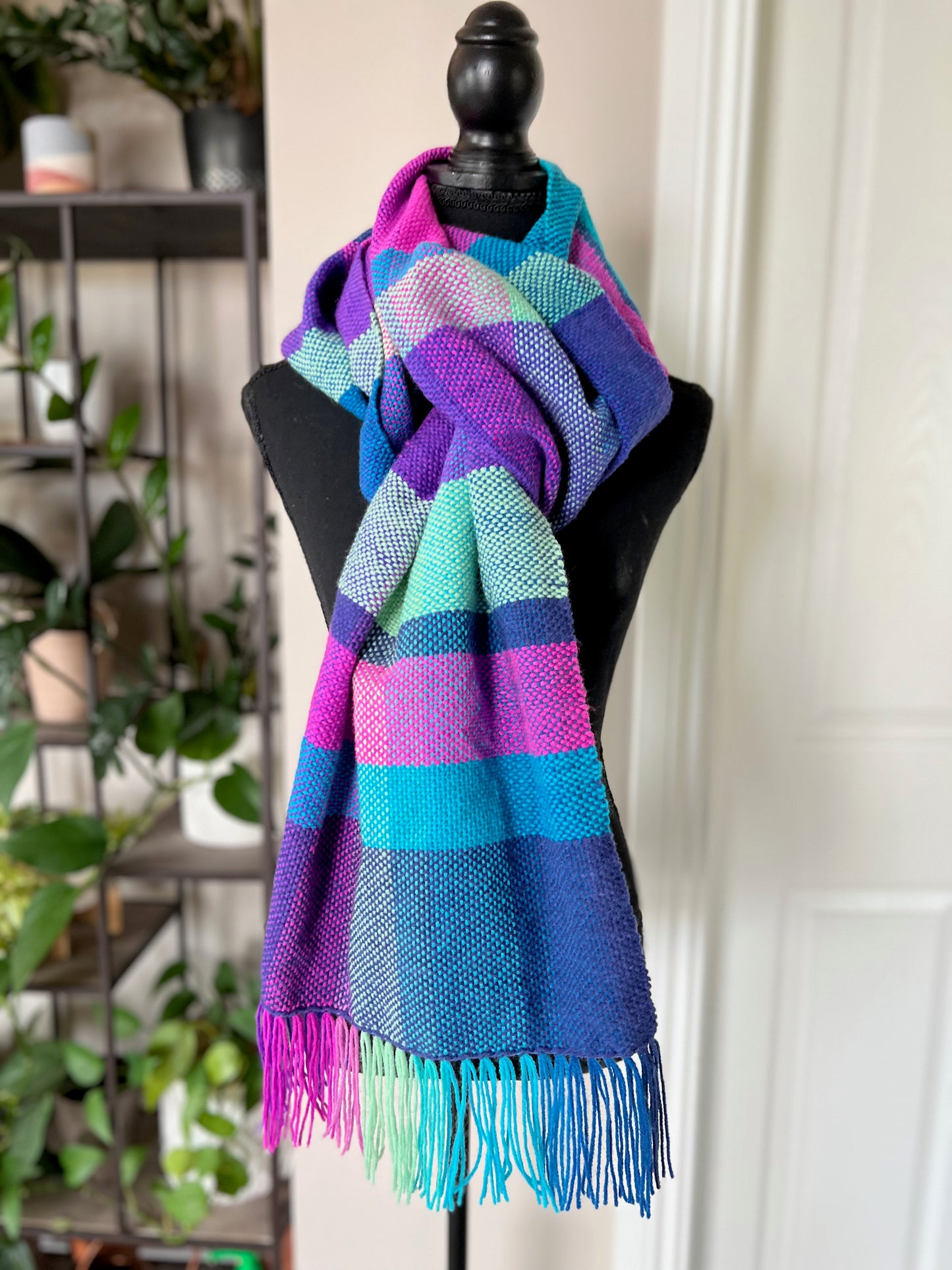 Color Crush Striped Oversized Scarf