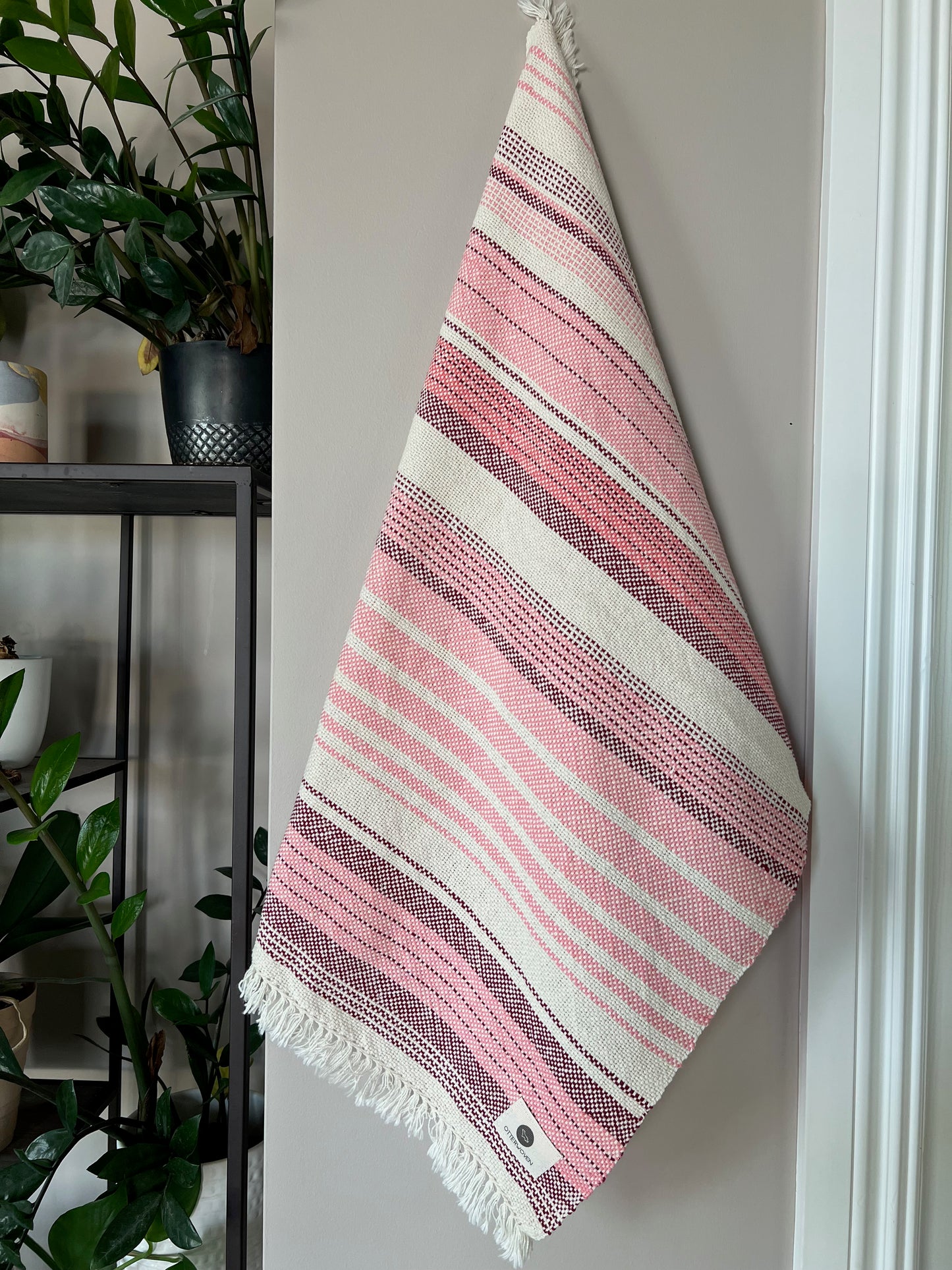 Valentines Day Boho Striped Towels