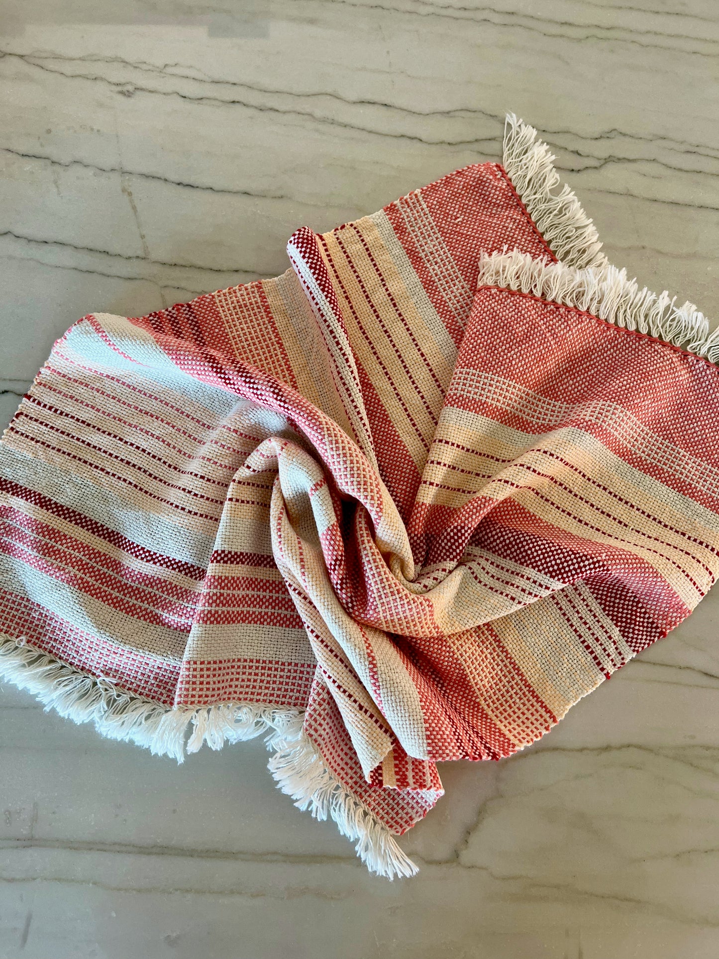 Valentines Day Boho Striped Towels